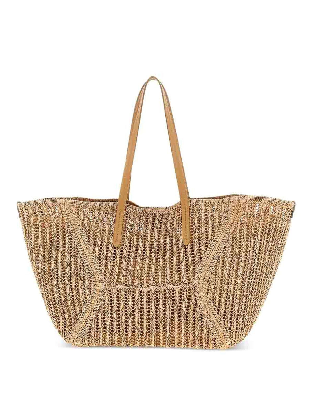 Ob2d0lne0826 Size: Os / Bc Duo Large Shoulder Bag In Beige, Women's