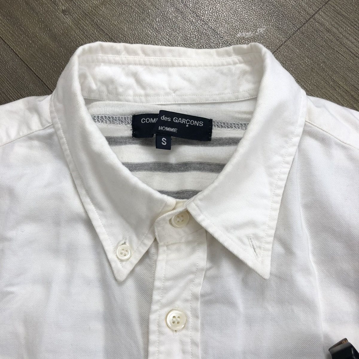 Comme des Garcons Homme SS11 Comme des Garcons Homme CDG Striped Long Sleeve Shirt Size US S / EU 44-46 / 1 - 7 Thumbnail