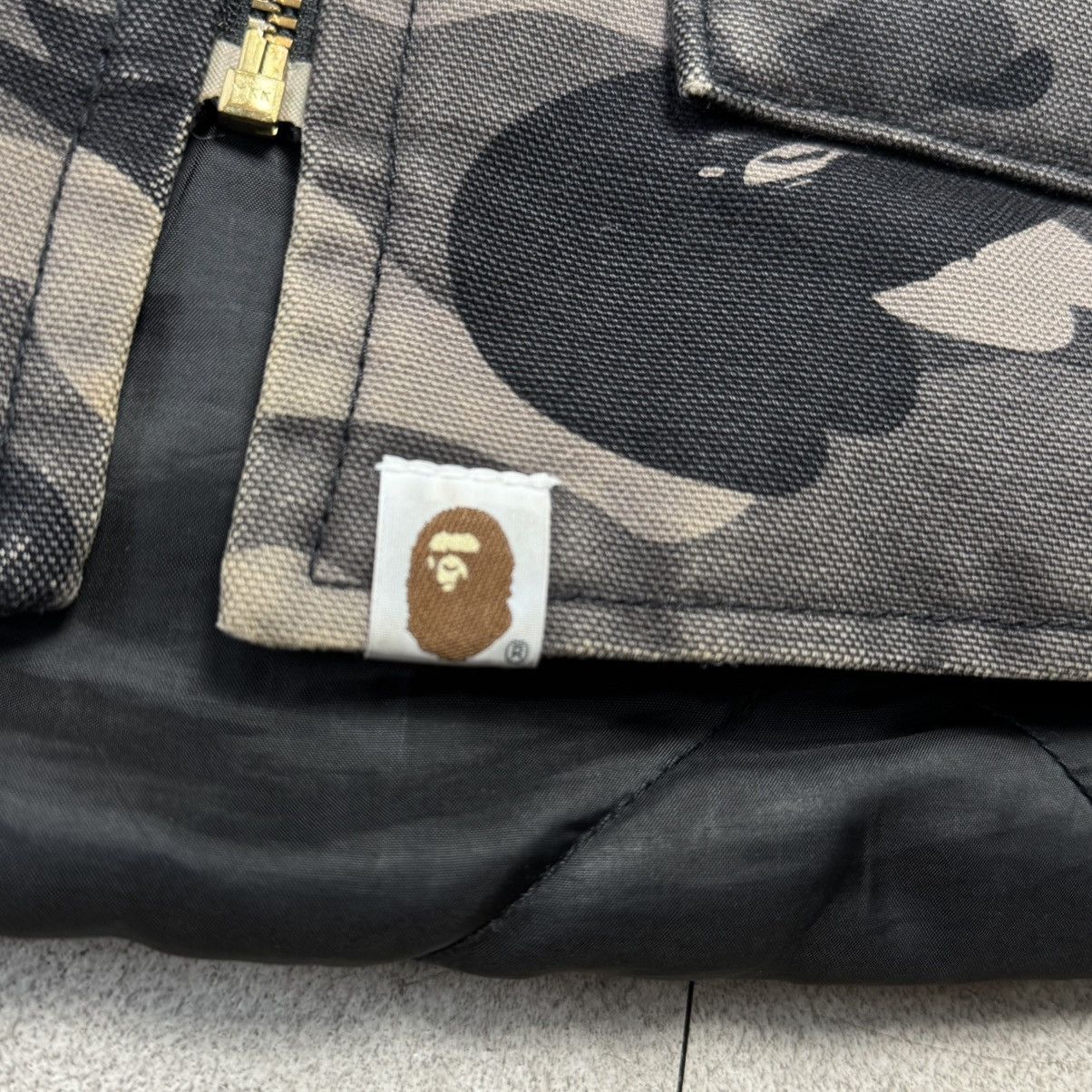 Bape × Carhartt Bape x Carhartt Black Camo Vest Jacket Size US M / EU 48-50 / 2 - 5 Thumbnail
