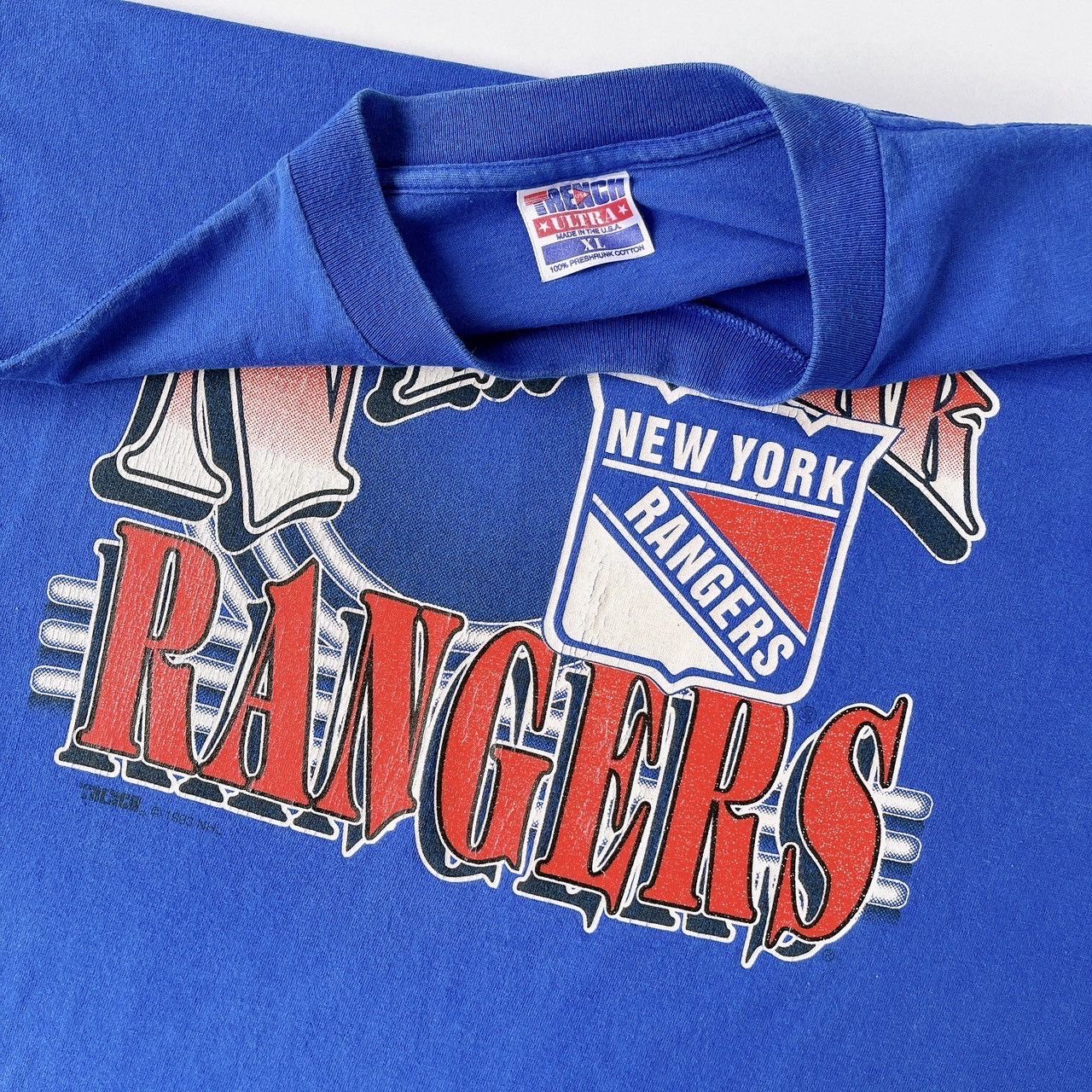 Vintage 90s New York Rangers NHL t-shirt/ XL Size US XL / EU 56 / 4 - 8 Thumbnail