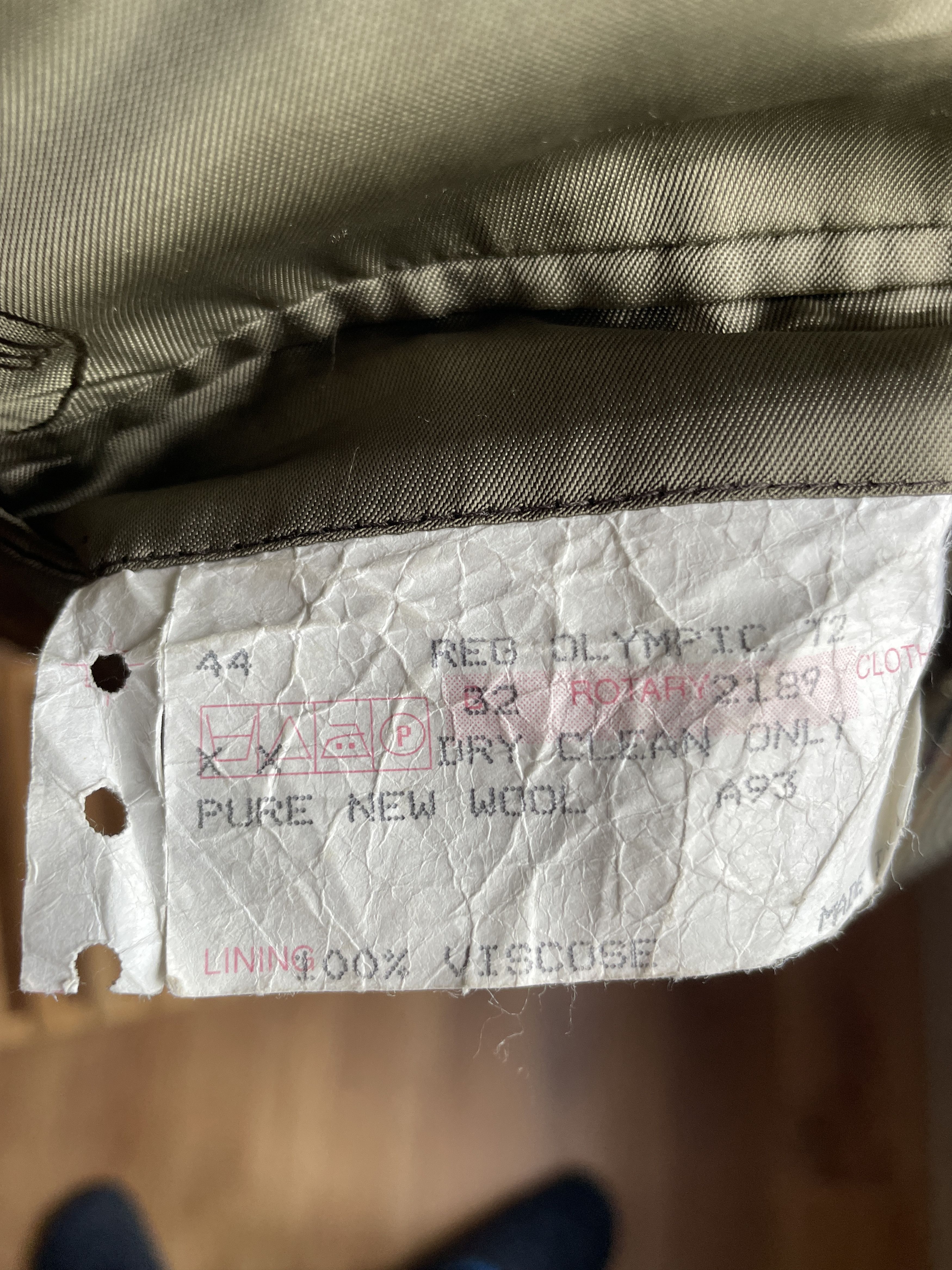 Magee Magee Vintage Olympic T2 Houndstooth Tweed Blazer Size 44R - 11 Thumbnail
