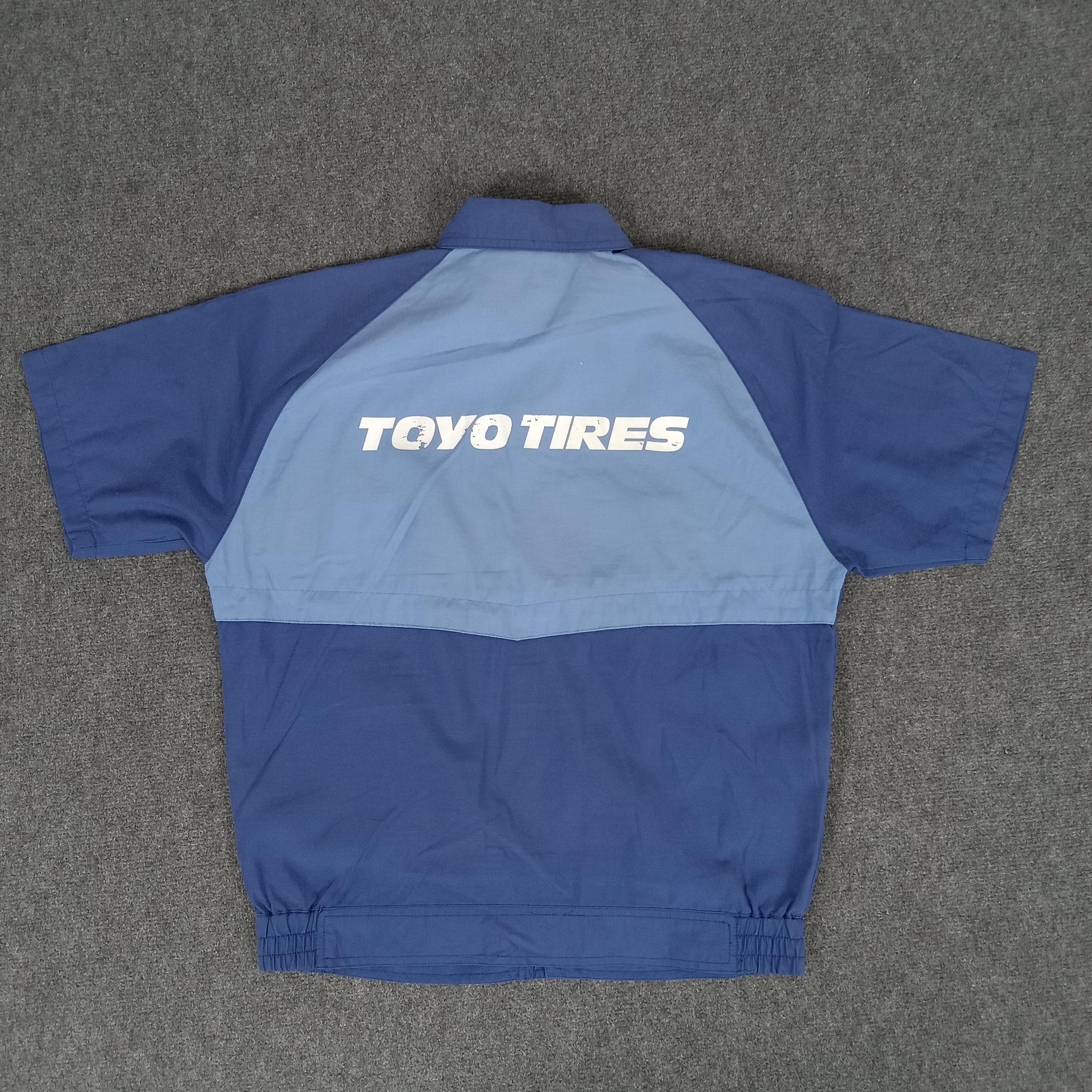Vintage Toyo Tires Racing Team Uniform Shirt Jacket Size US M / EU 48-50 / 2 - 7 Thumbnail