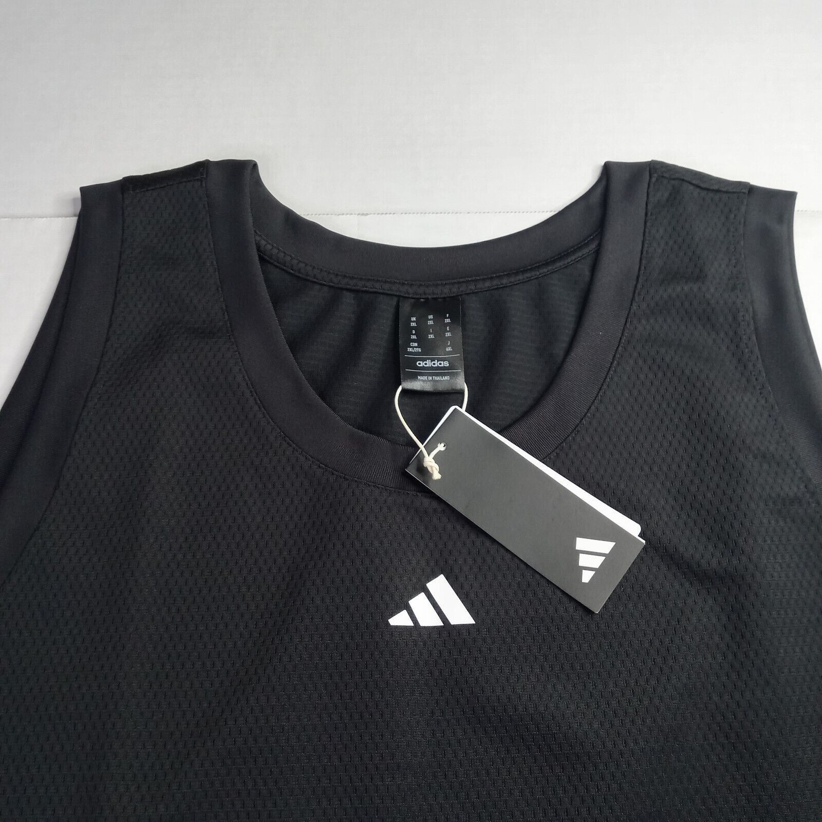 Adidas Adidas Men’s 2XL XXL Black Basketball Tank Top Tee IN2566 Size US XXL / EU 58 / 5 - 2 Thumbnail