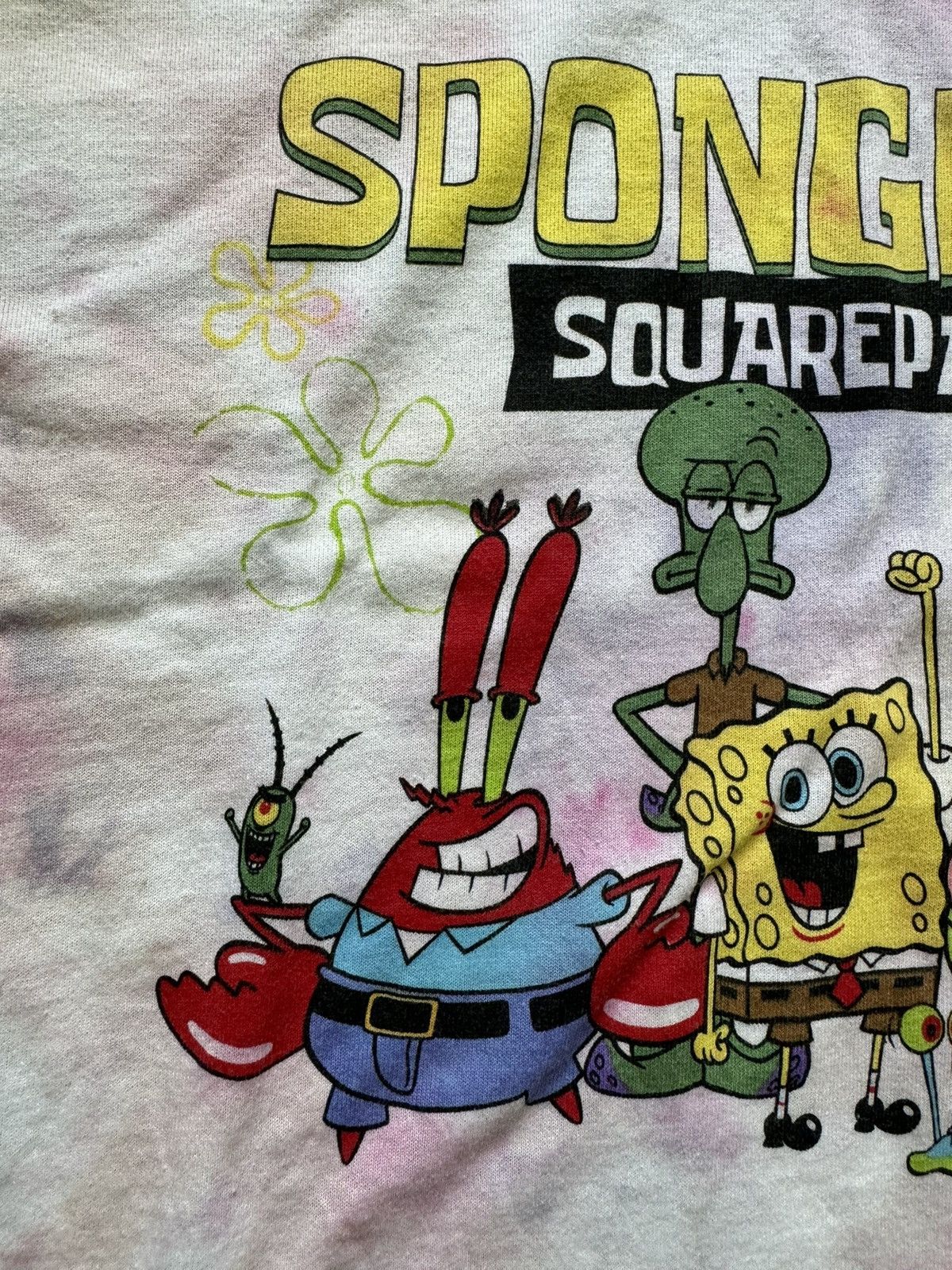 Nickelodeon Ice Dye Trippy Summer SpongeBob and Friends Tie Dye Tee Size US XL / EU 56 / 4 - 9 Thumbnail