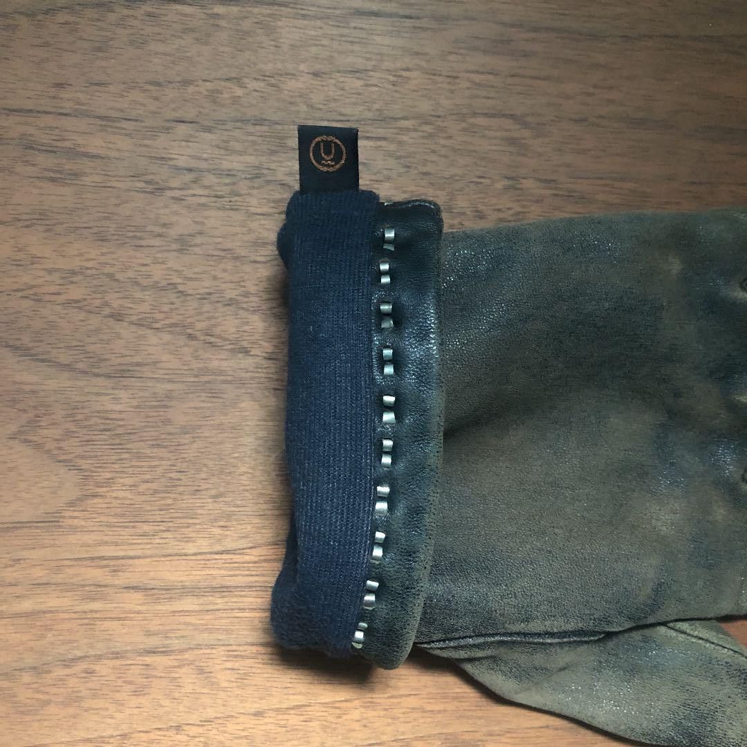 Undercover Studded Leather Gloves Size ONE SIZE - 3 Thumbnail