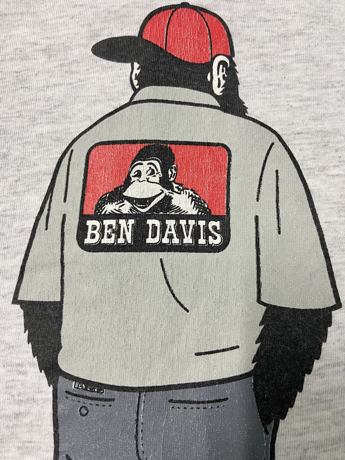 Ben Davis × Vintage Vintage 90s Ben Davis Mirror Print Jerzees Tshirt Size US M / EU 48-50 / 2 - 9 Thumbnail