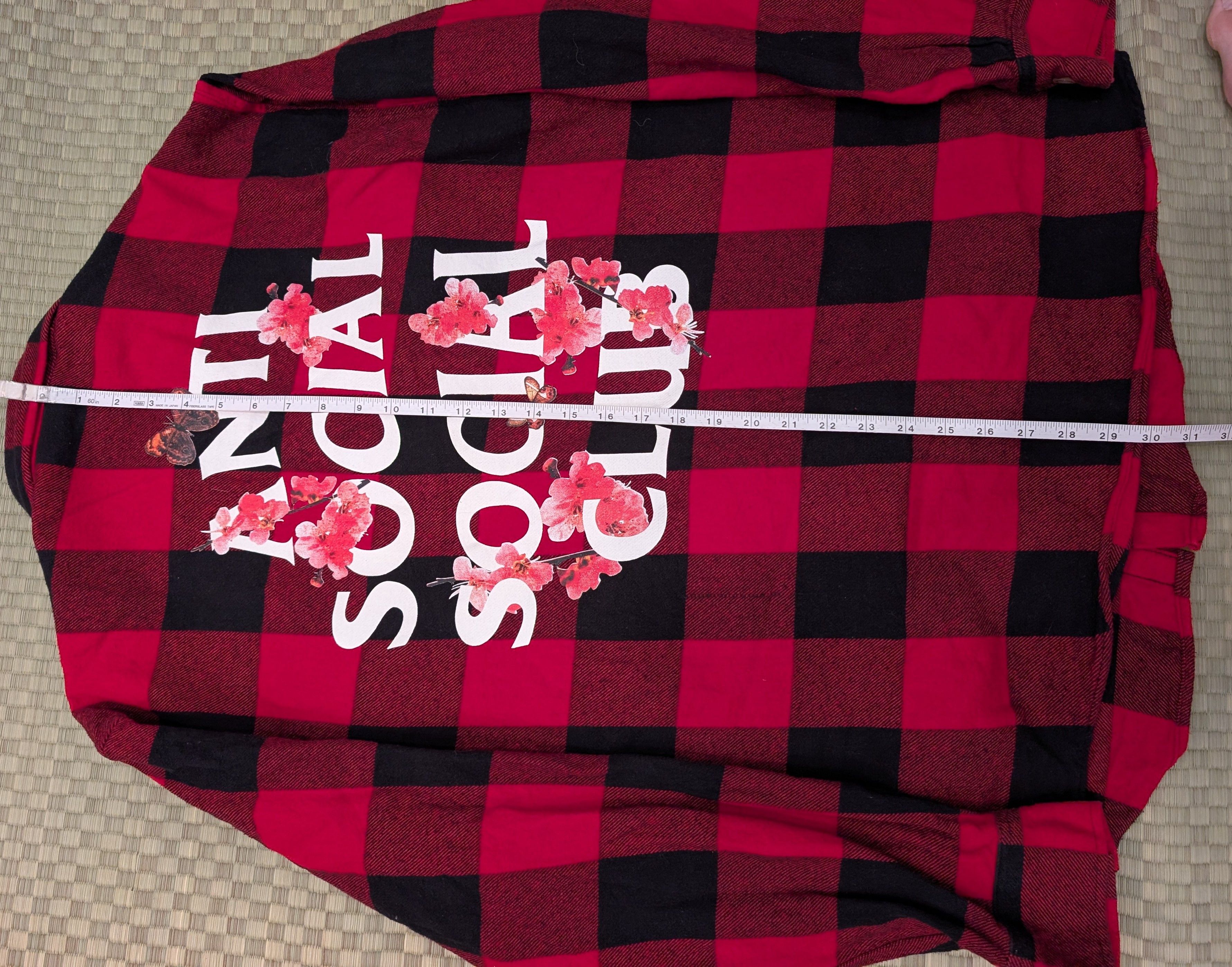 Anti Social Social Club Anti Social Social Club Kkoch Flannel Shirt Made in USA Size US L / EU 52-54 / 3 - 5 Thumbnail