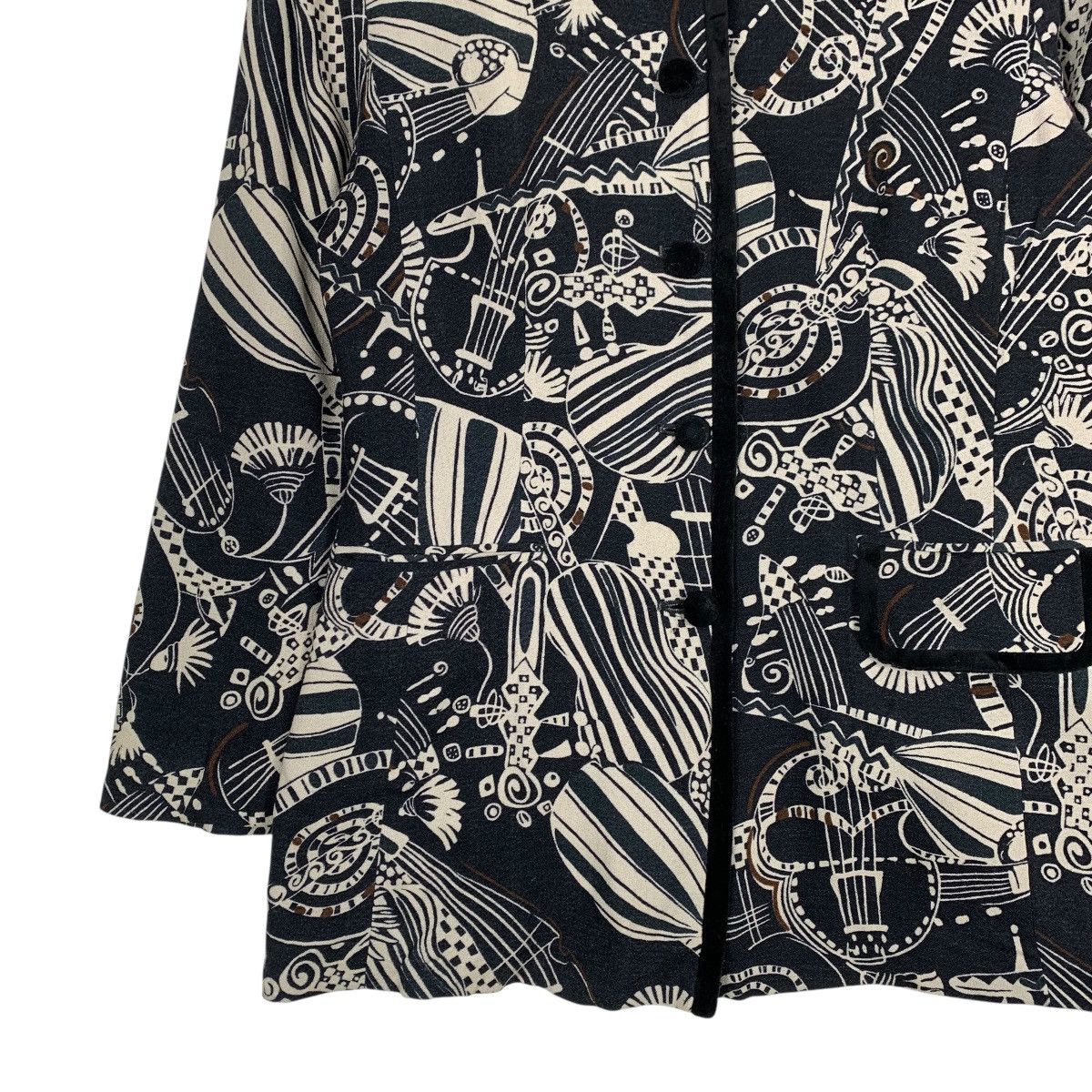 Louis Feraud Louis Feraud Abstract Design Jacket Size M / US 6-8 / IT 42-44 - 3 Thumbnail