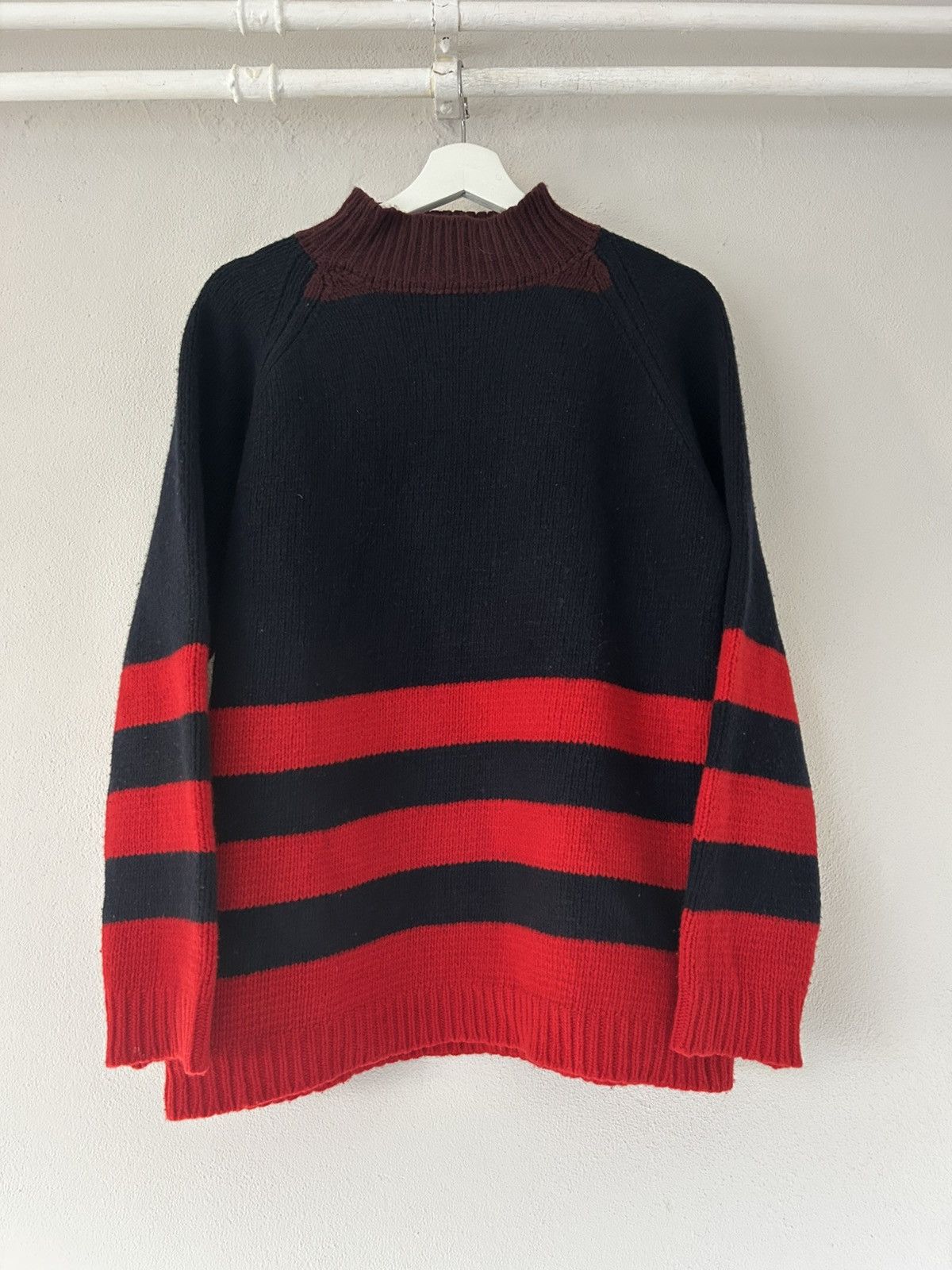 Marni Marni Wool and Cashmere Striped Sweater - Size 54 Size US L / EU 52-54 / 3 - 1 Thumbnail