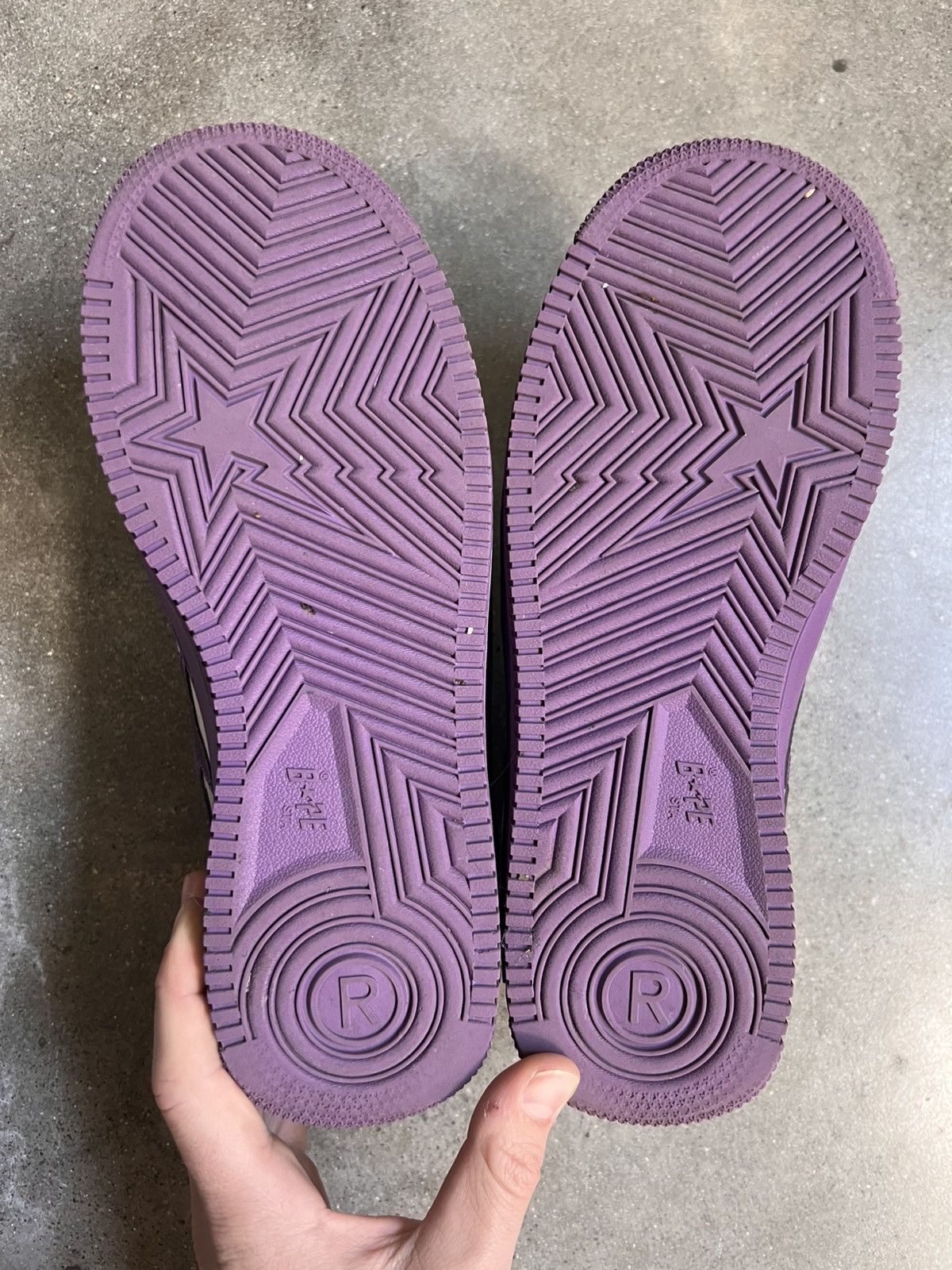 Bape Bape 20th Anniversary Purple/White Bapesta Size US 8.5 / EU 41-42 - 4 Thumbnail