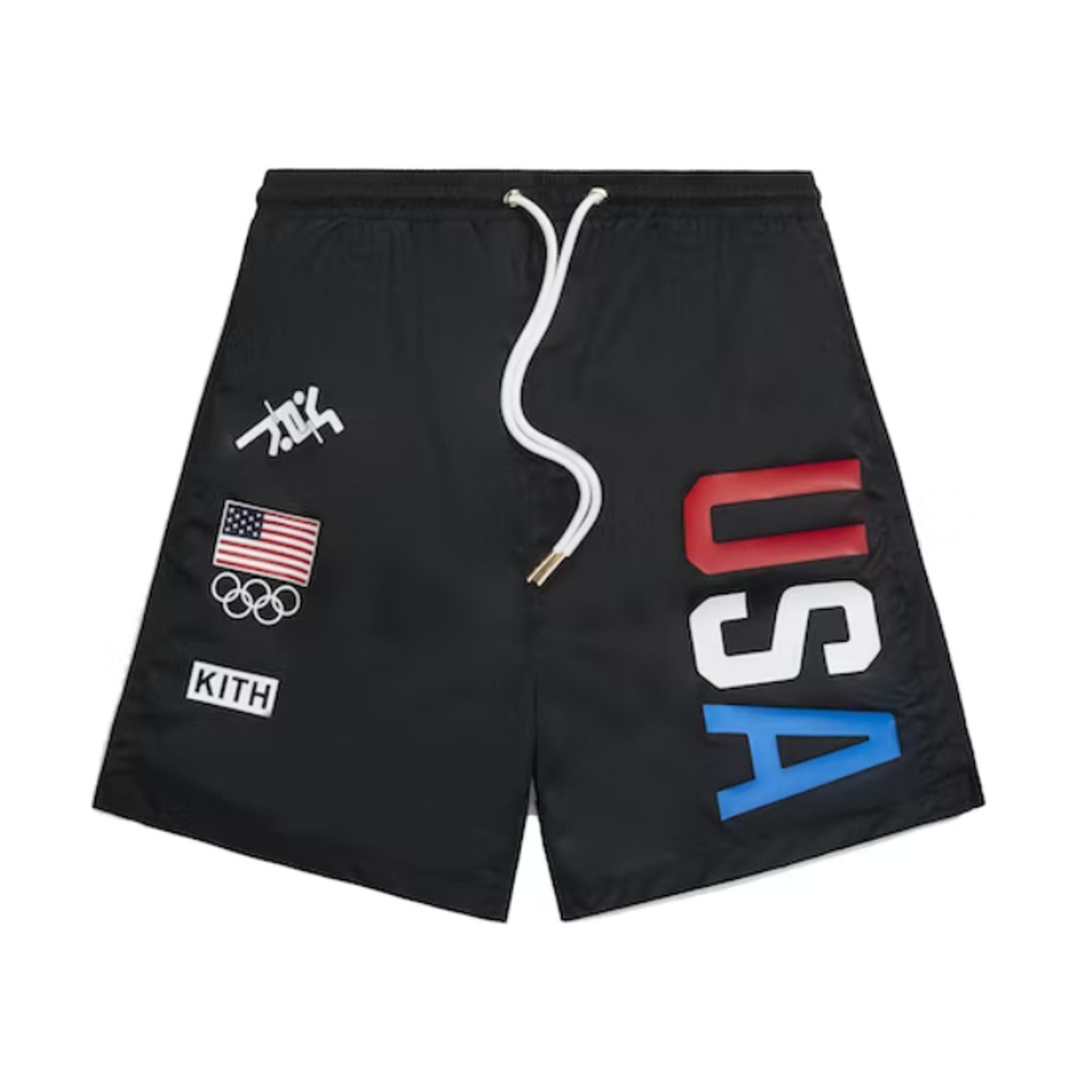 Kith Kith For Team USA Ring Swim Shorts Voyage Black Size 2XL XXL Size US 42 / EU 58 - 1 Thumbnail