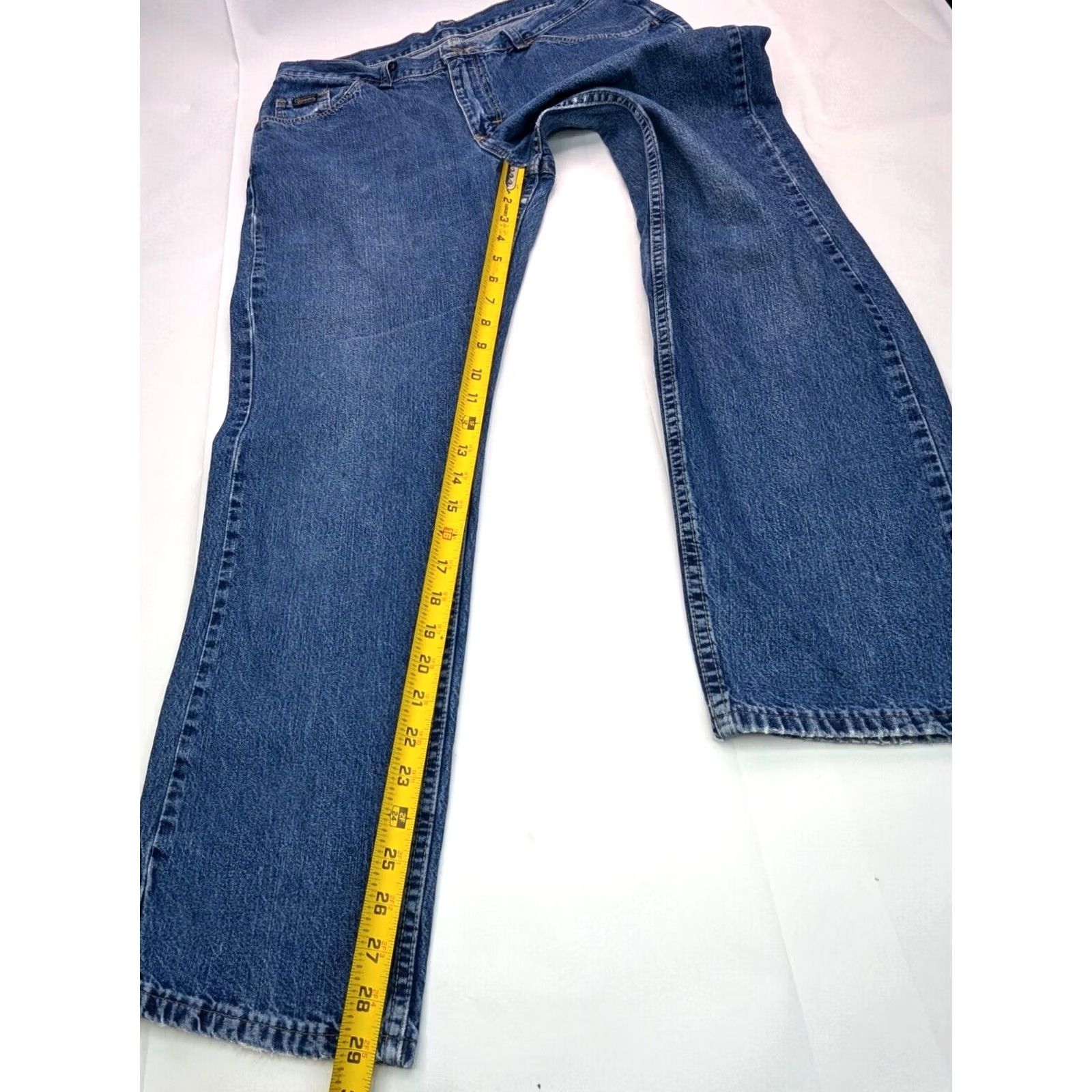 Wrangler Wrangler VTG Classic Straight Leg Cotton Denim Jeans Women 12x30 TRUE 32x29 Size 34" / US 12 / IT 48 - 3 Thumbnail