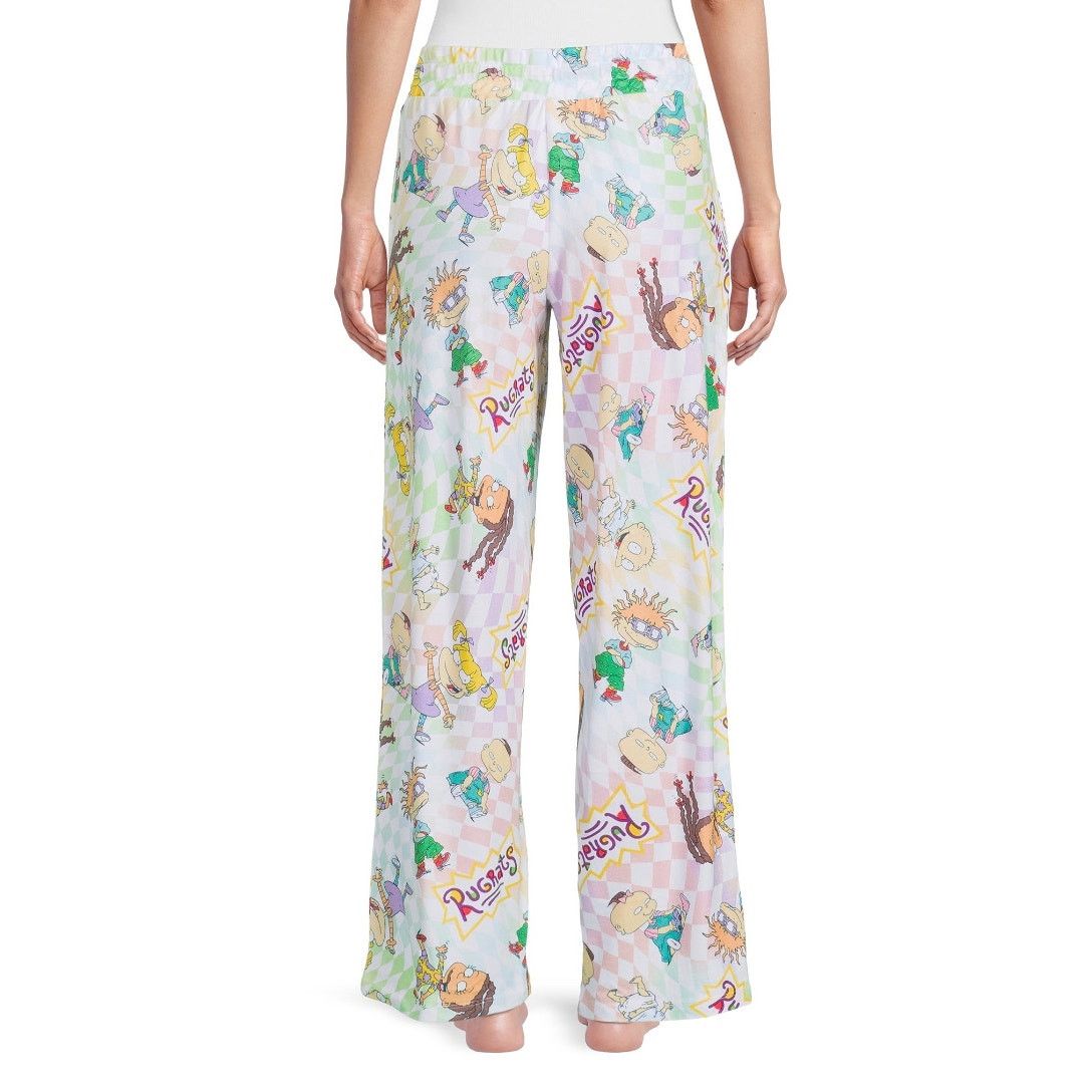 Nickelodeon 2X Rugrats Women’s Sleep Pajama Pants with Pockets White Size 40" / US 18 - 2 Thumbnail