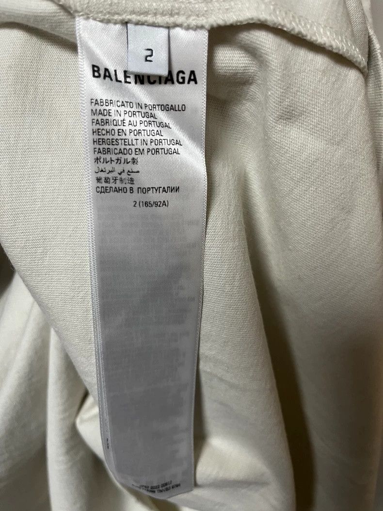 Balenciaga Balenciaga White Apple Be diffenert slogan short sleeve Size US S / EU 44-46 / 1 - 5 Thumbnail