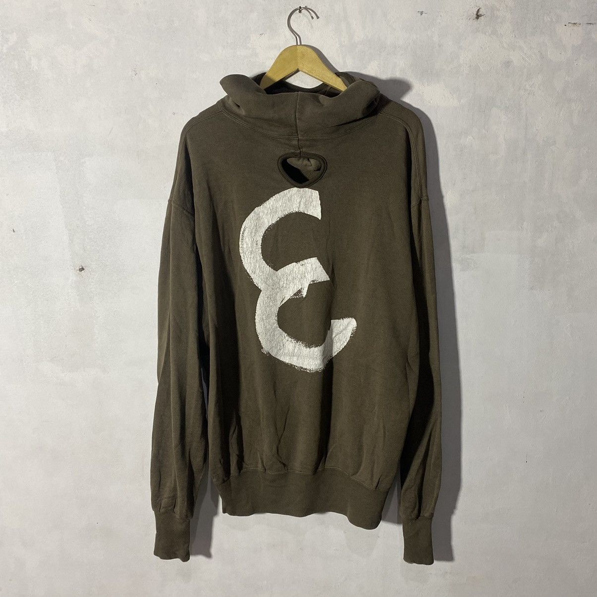 GOODENOUGH 2000s GDEH - Trashed Brown Hoodie Size US L / EU 52-54 / 3 - 5 Thumbnail