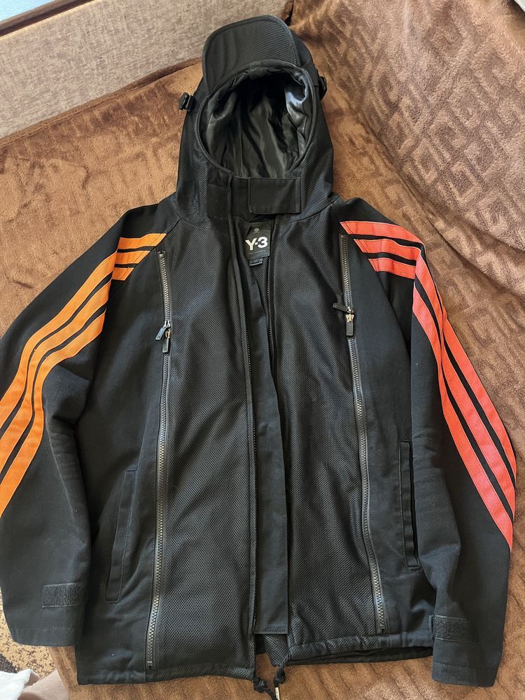 Adidas × Y-3 Adidas Y-3 Cap Hooded Japanese Jacket Size US L / EU 52-54 / 3 - 1 Thumbnail