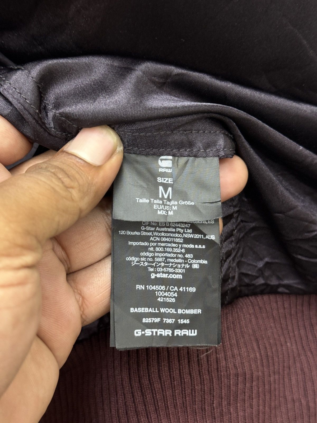 G-Star 🔥🔥🔥ARCHIVE G STAR RAW LINING LEATHER VARSITY JACKET Size US M / EU 48-50 / 2 - 7 Thumbnail