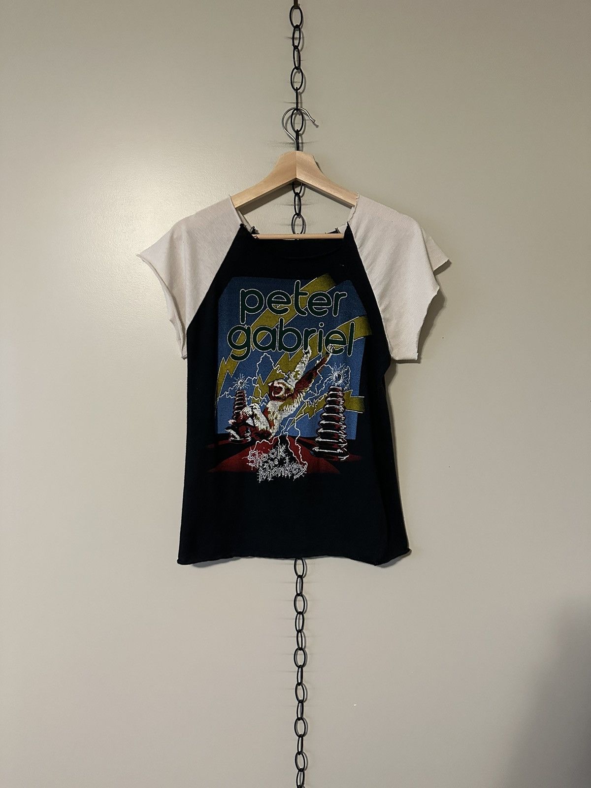 Band Tees × Vintage Vintage 1982 Peter Gabriel Shock The Monkey Concert T-shirt Size US S / EU 44-46 / 1 - 1 Thumbnail