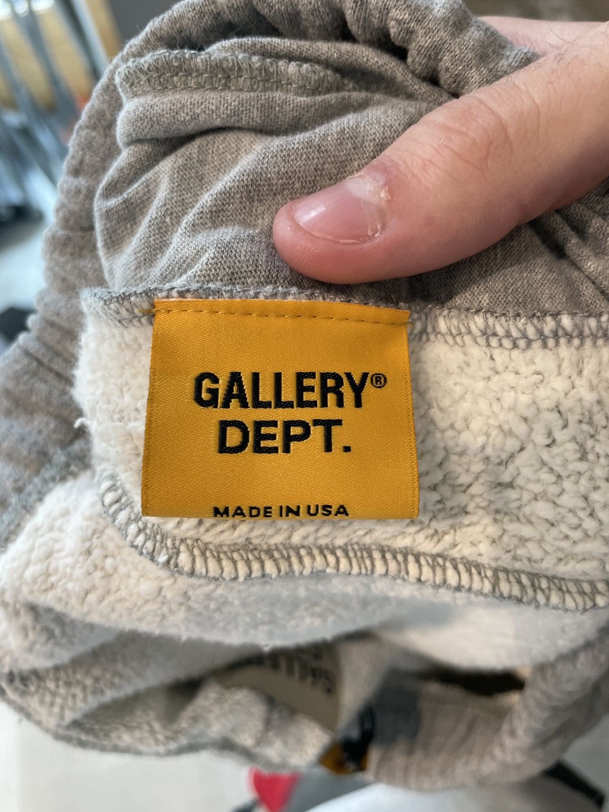 Gallery Dept. Gallery Dept. French Logo Sweat Shorts Grey/Blue S Size US 30 / EU 46 - 6 Thumbnail