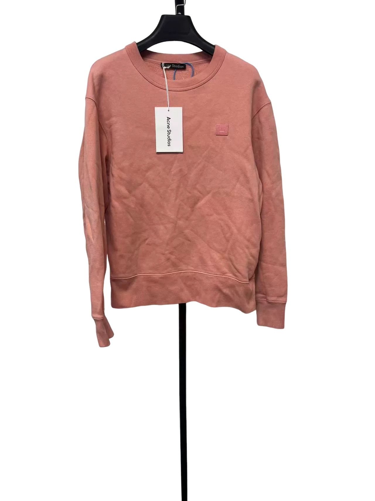 Acne Studios Acne Studios Pink Face Patch Sweatshirt US S Size US S / EU 44-46 / 1 - 1 Thumbnail
