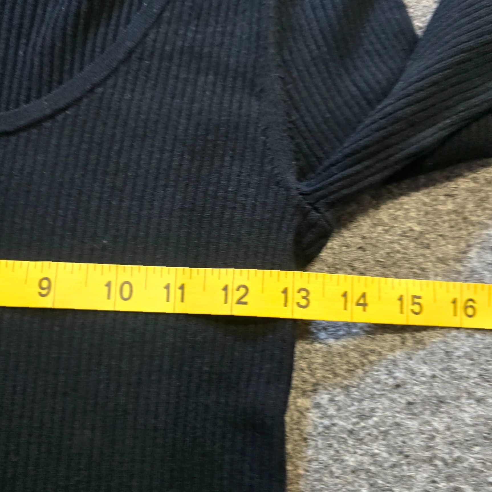 Vintage Daily Ritual Sweater Women Medium Black Ribbed Lightweight Knit Crew Neck Casual Shirt? Size M / US 6-8 / IT 42-44 - 5 Thumbnail