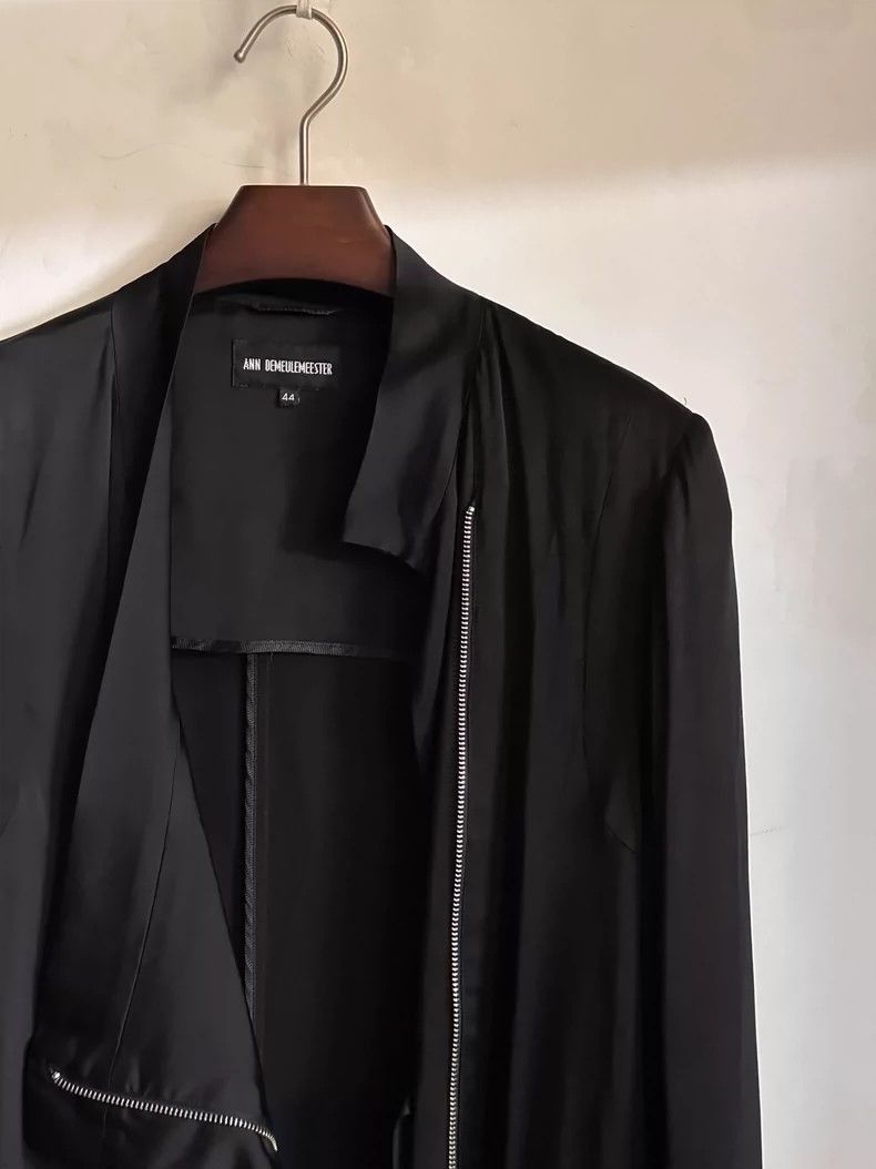 Ann Demeulemeester Ann Demeulemeester Silk coat jacket-2506 Size US XL / EU 56 / 4 - 4 Thumbnail