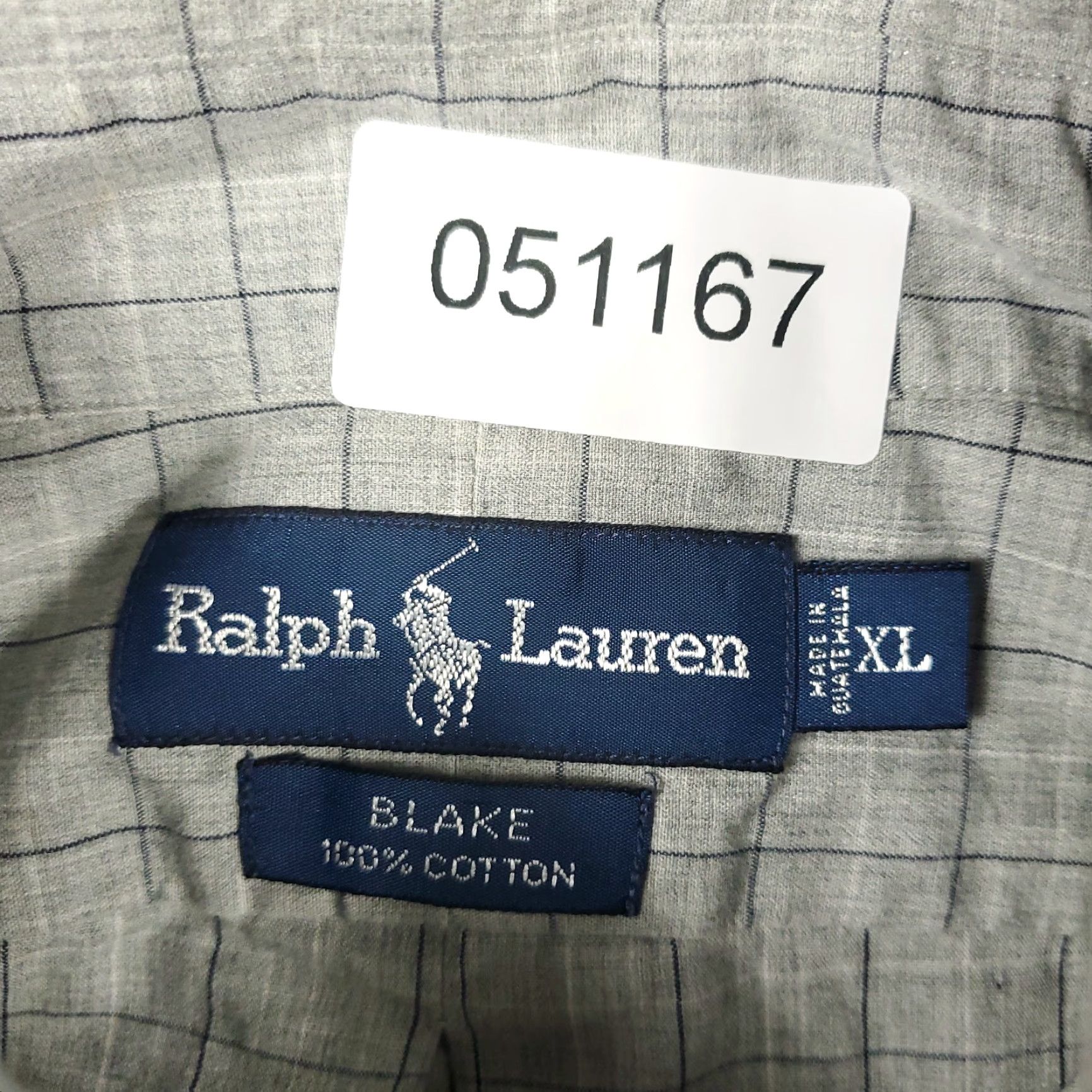 Ralph Lauren Ralph Lauren Shirt Mens XL Gray Plaid Button-Up Long Sleeve Casual Classic preppy 2000s Mens XL Gray Plaid Shirt Size US XL / EU 56 / 4 - 6 Thumbnail