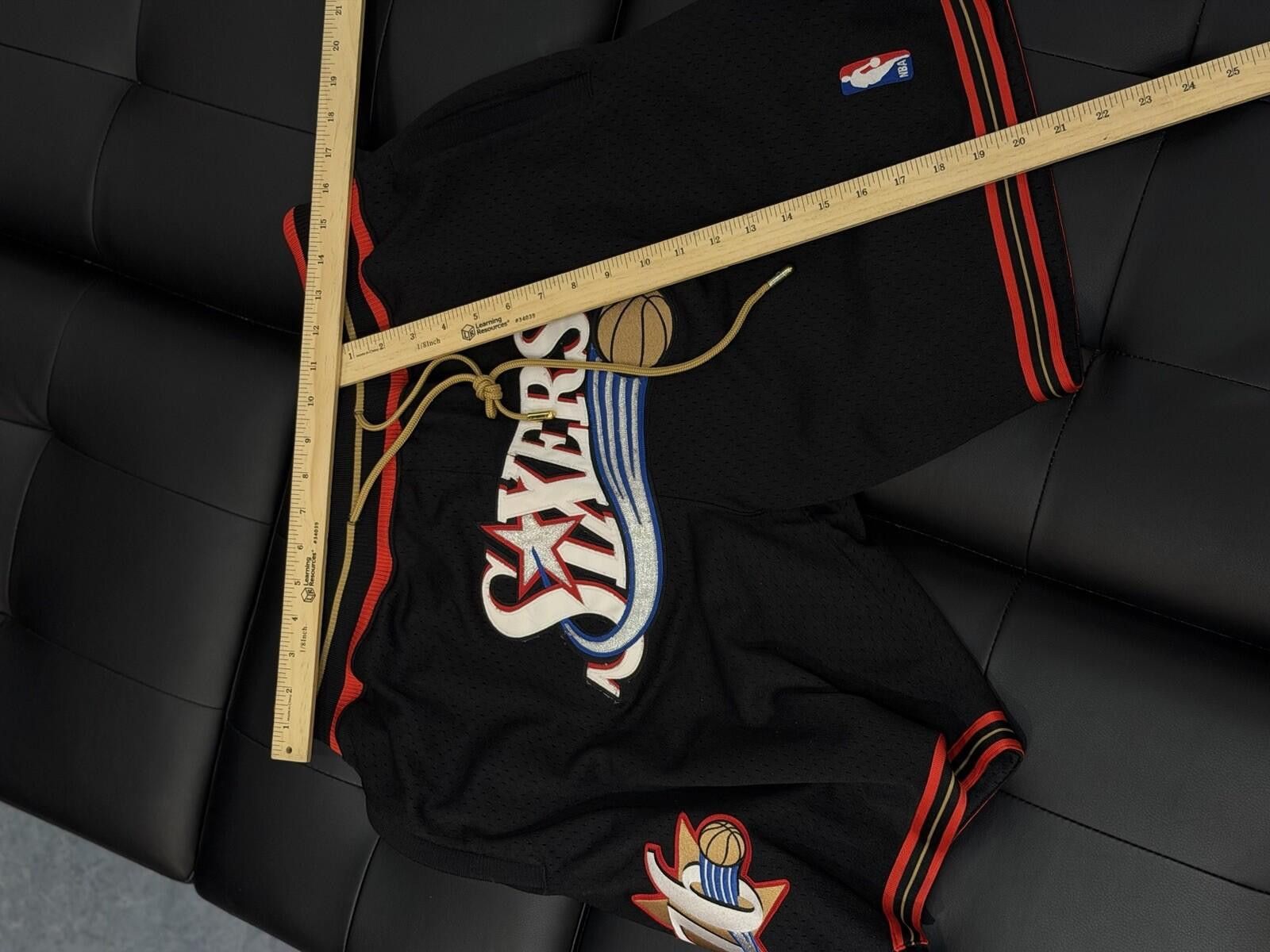 Mitchell & Ness Just Don X Mitchell Ness Philadelphia 76ers Shorts Medium Size ONE SIZE - 6 Thumbnail