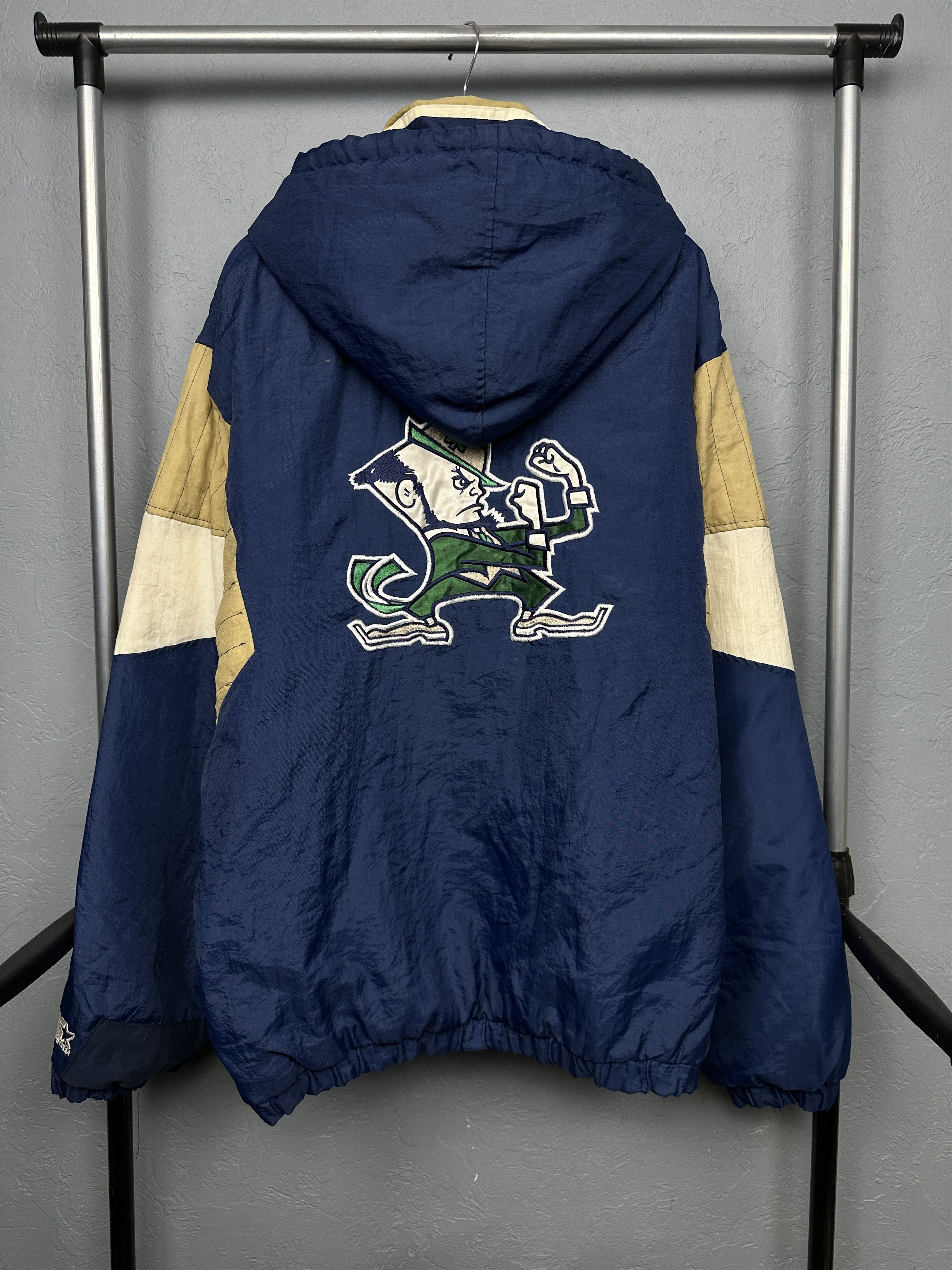 Starter Starter 90s Vintage Notre Dame Fighting Irish Mens Jacket Size US L / EU 52-54 / 3 - 7 Thumbnail