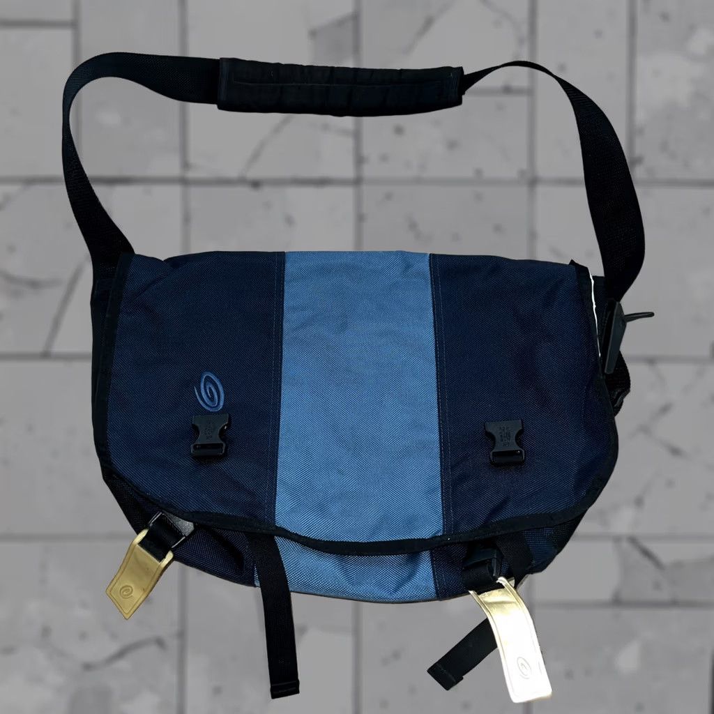 Vintage Timbuk2 Blue Medium Computer Satchel Bag Satchel Men Medium Canvas Blue Computer Bag Size ONE SIZE - 1 Thumbnail