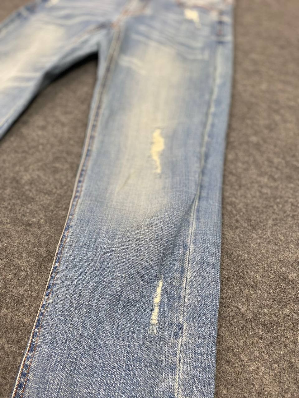 Japanese Brand elle paris distressed denim nice design Size 32" / US 10 / IT 46 - 9 Thumbnail
