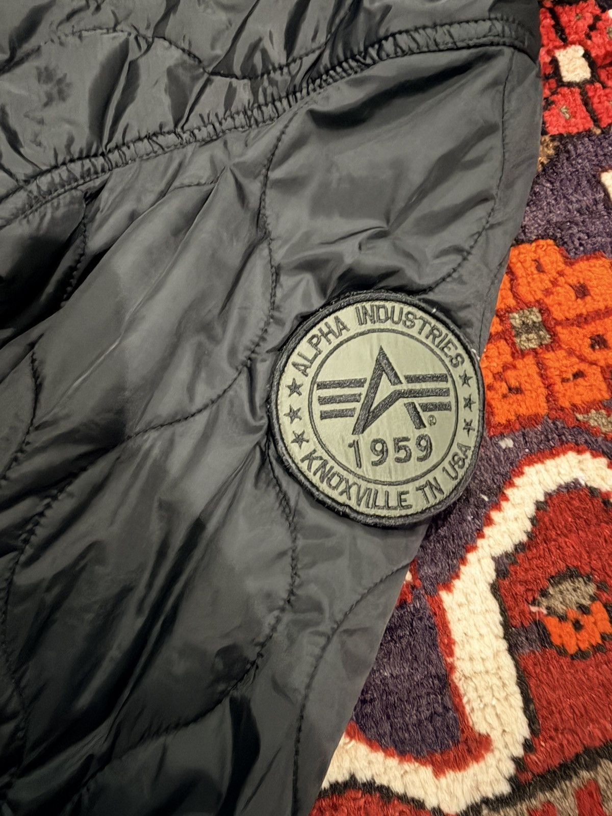 Alpha Industries Alpha Industries Nylon Onion Quilt Hooded Jacket #20165 Size US M / EU 48-50 / 2 - 5 Thumbnail