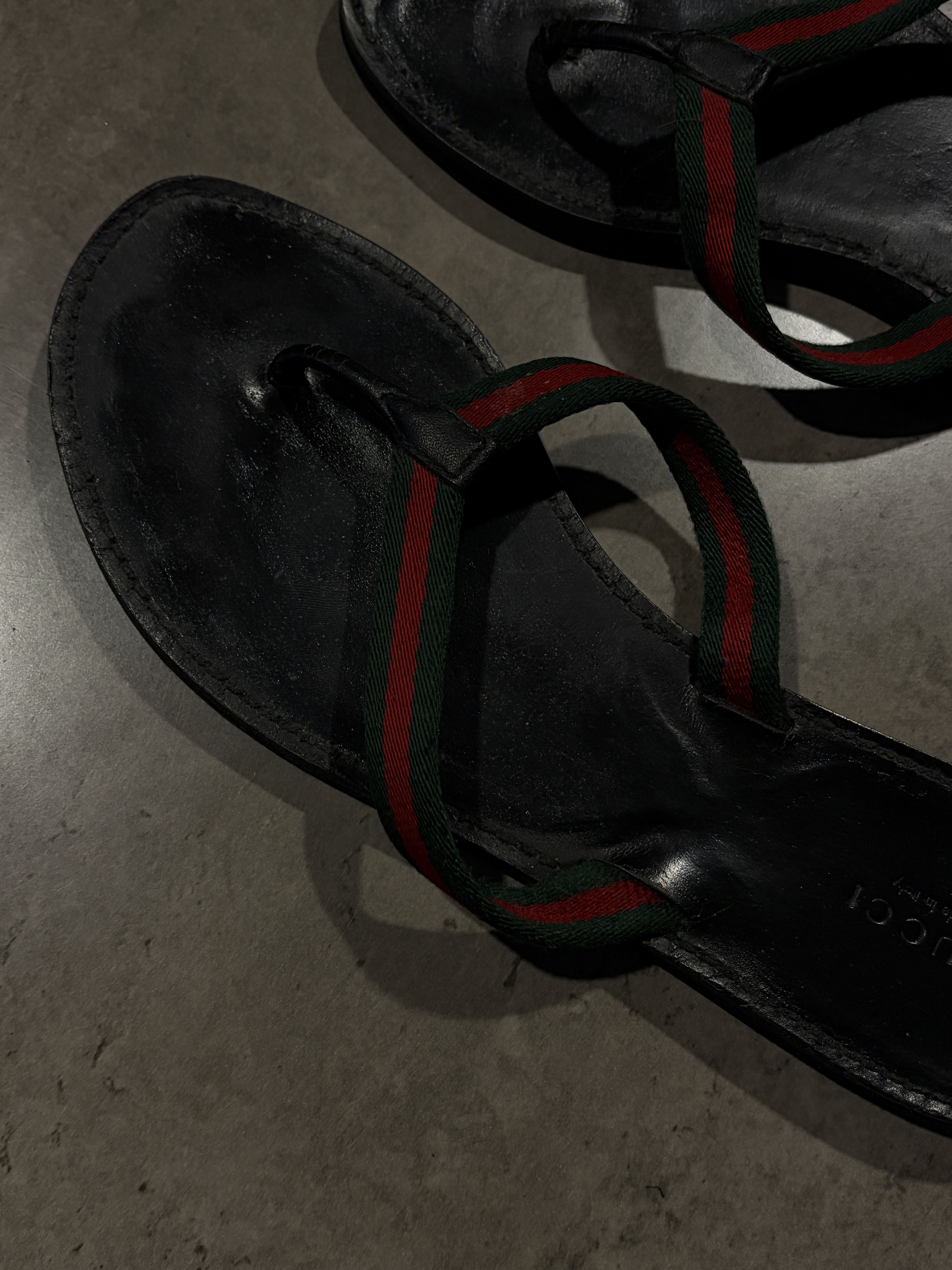Gucci Gucci Leather Thong Sandals Size US 6.5 / EU 39-40 - 2 Thumbnail