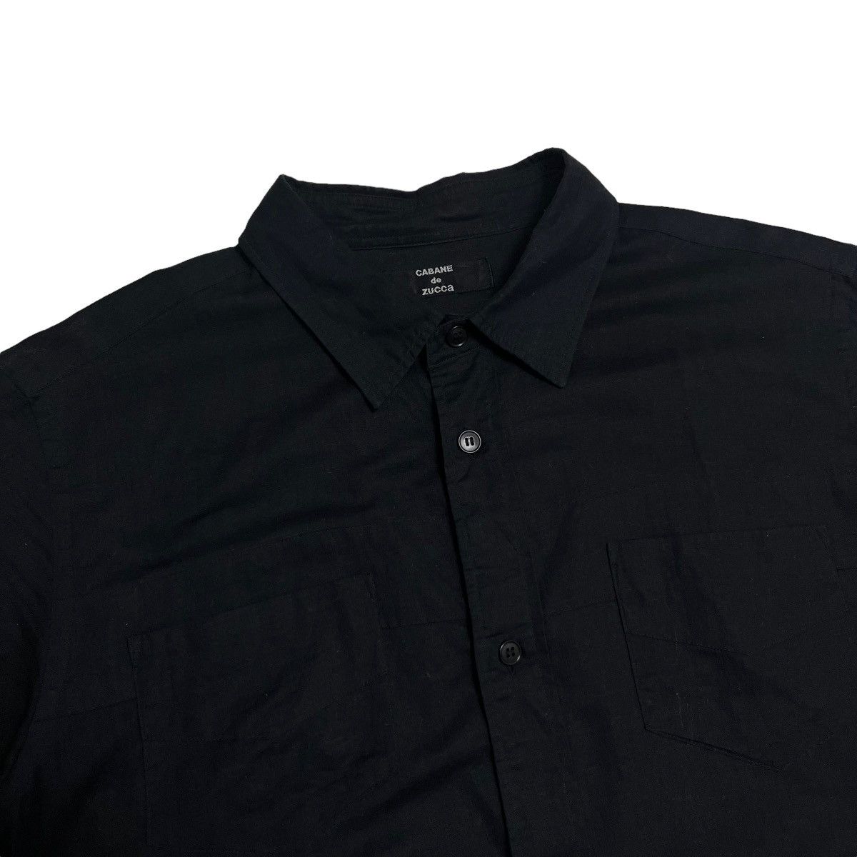 CABANE de ZUCCa Cabane De Zucca Sheer Black Shirt Size US L / EU 52-54 / 3 - 4 Thumbnail