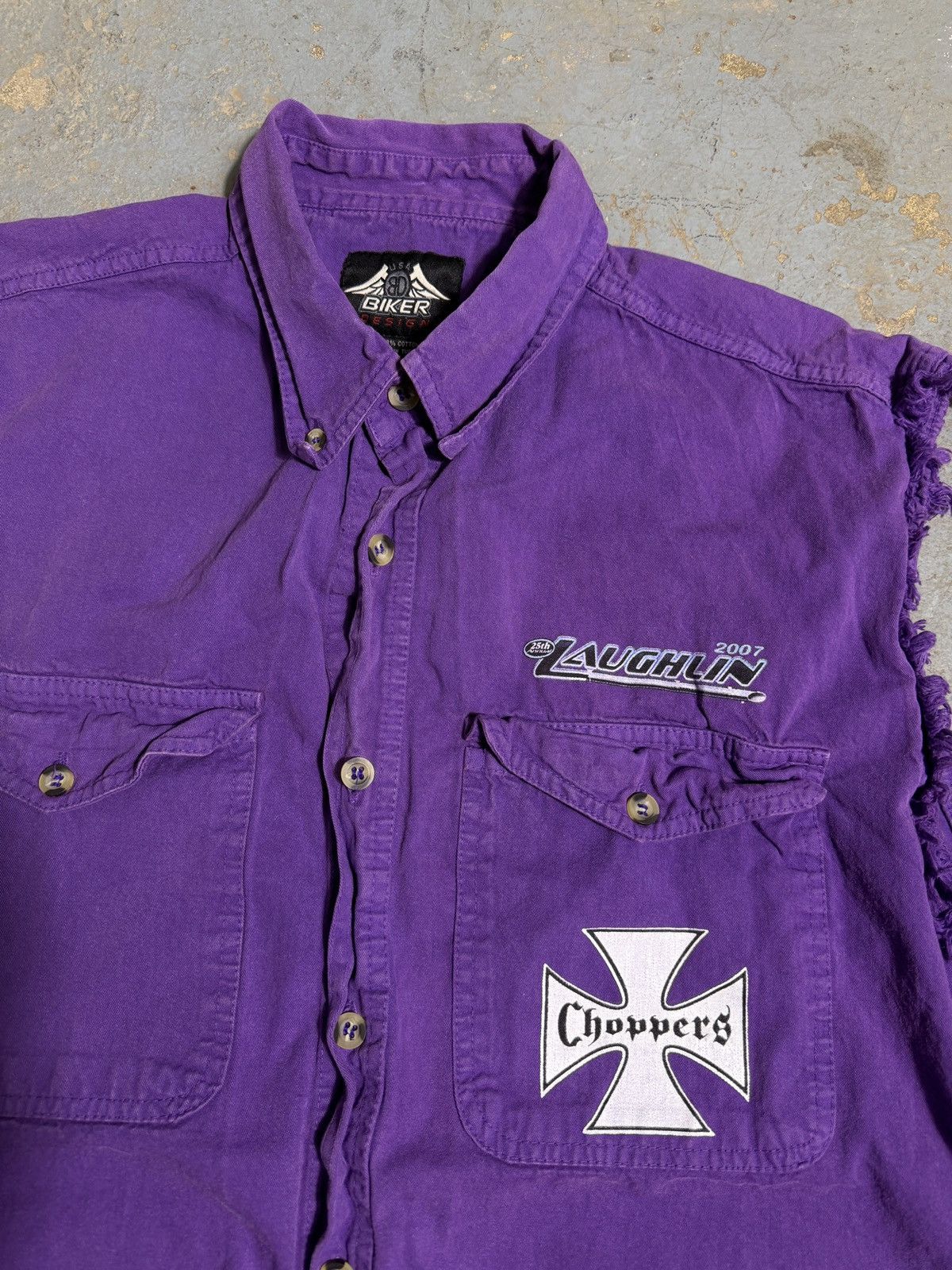 West Coast Choppers Vintage Choppers Biker Vest Size US M / EU 48-50 / 2 - 2 Thumbnail