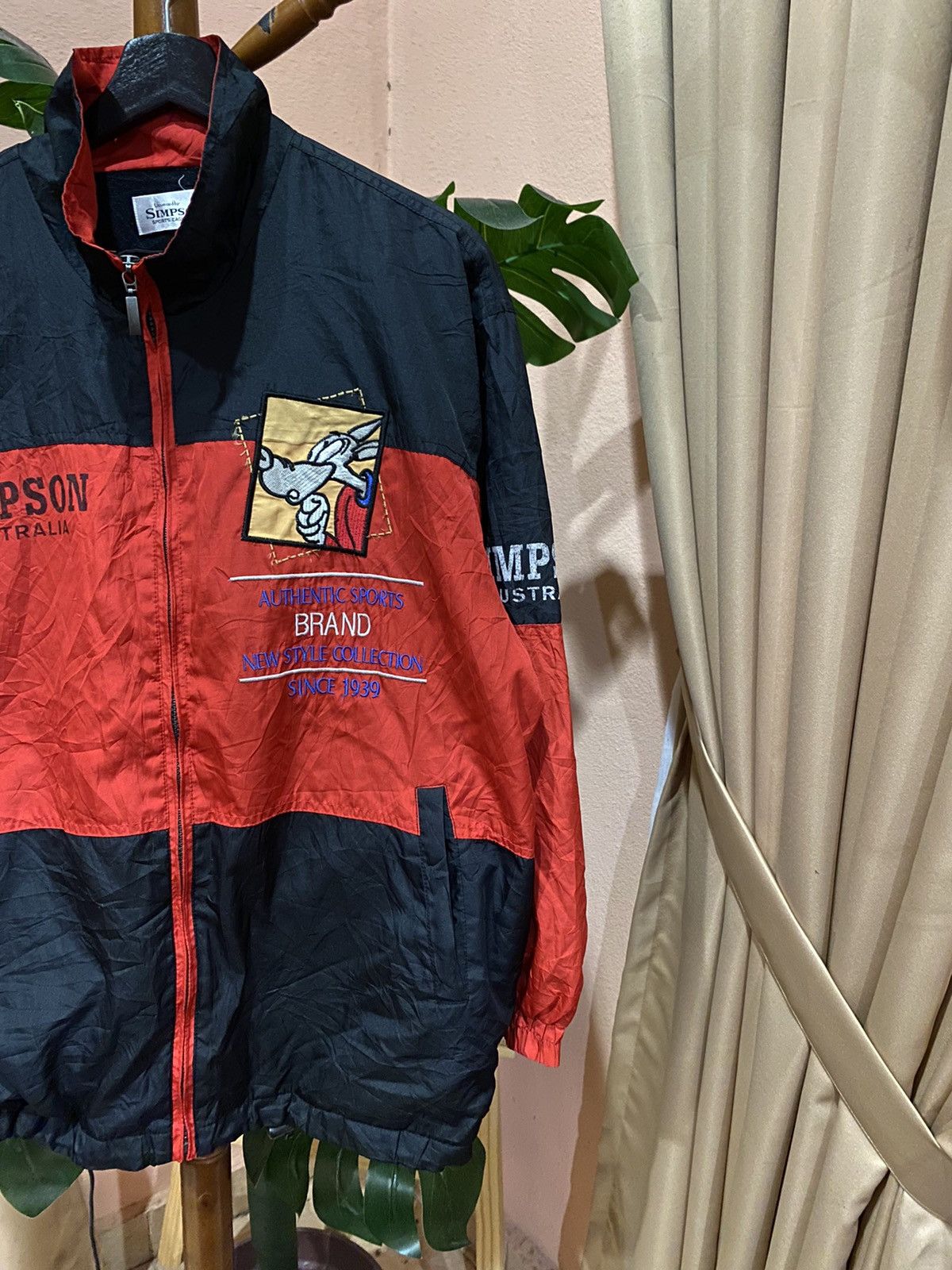 Vintage Simpson Australia Retro Sports Windbreaker – Cartoon Design Size US M / EU 48-50 / 2 - 5 Thumbnail