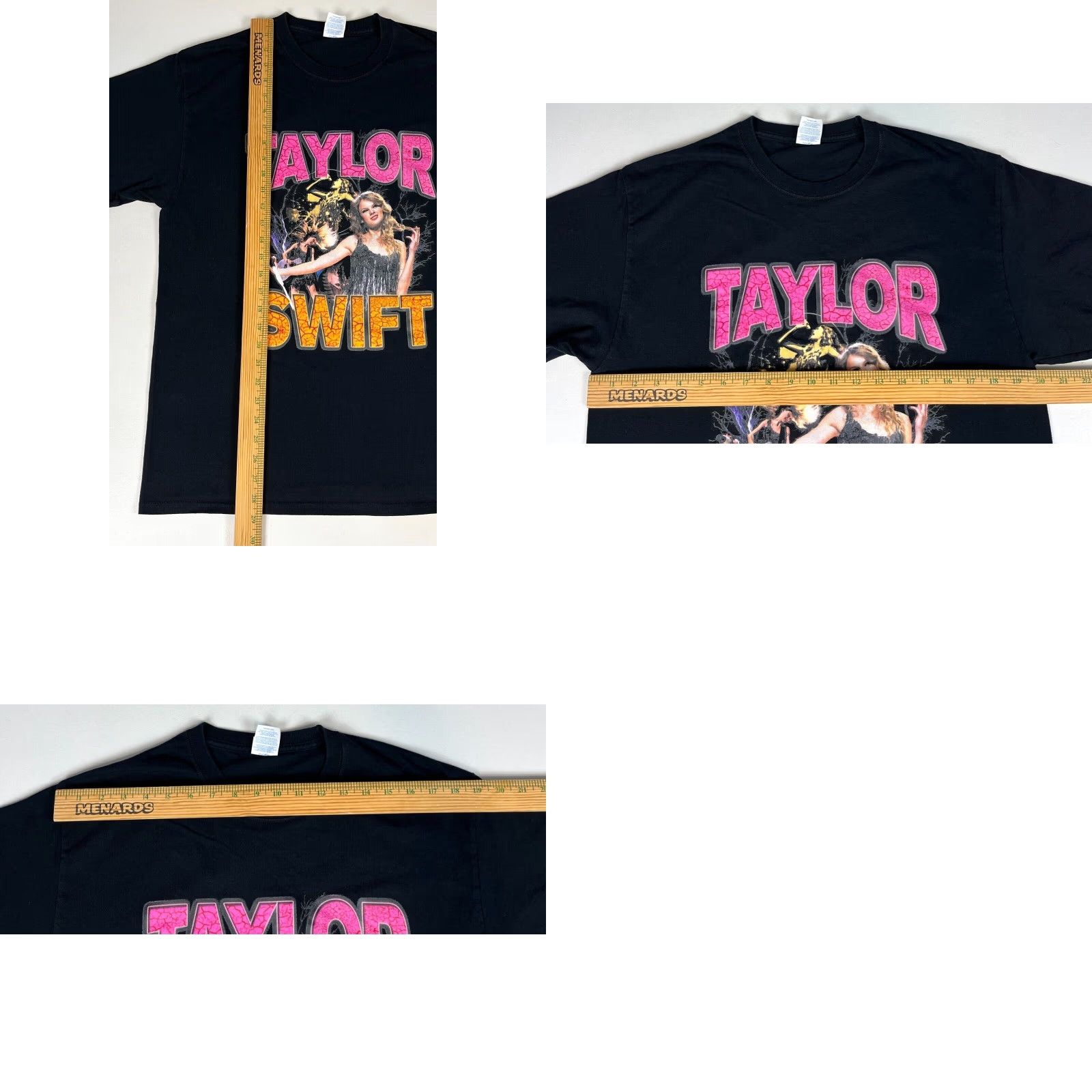 Port & Company Taylor Swift x Barstool T-Shirt Sz L Unisex Adults Black Cotton Crew Neck Short Sleeve Shirt Mens Womens Size L / US 10 / IT 46 - 8 Thumbnail