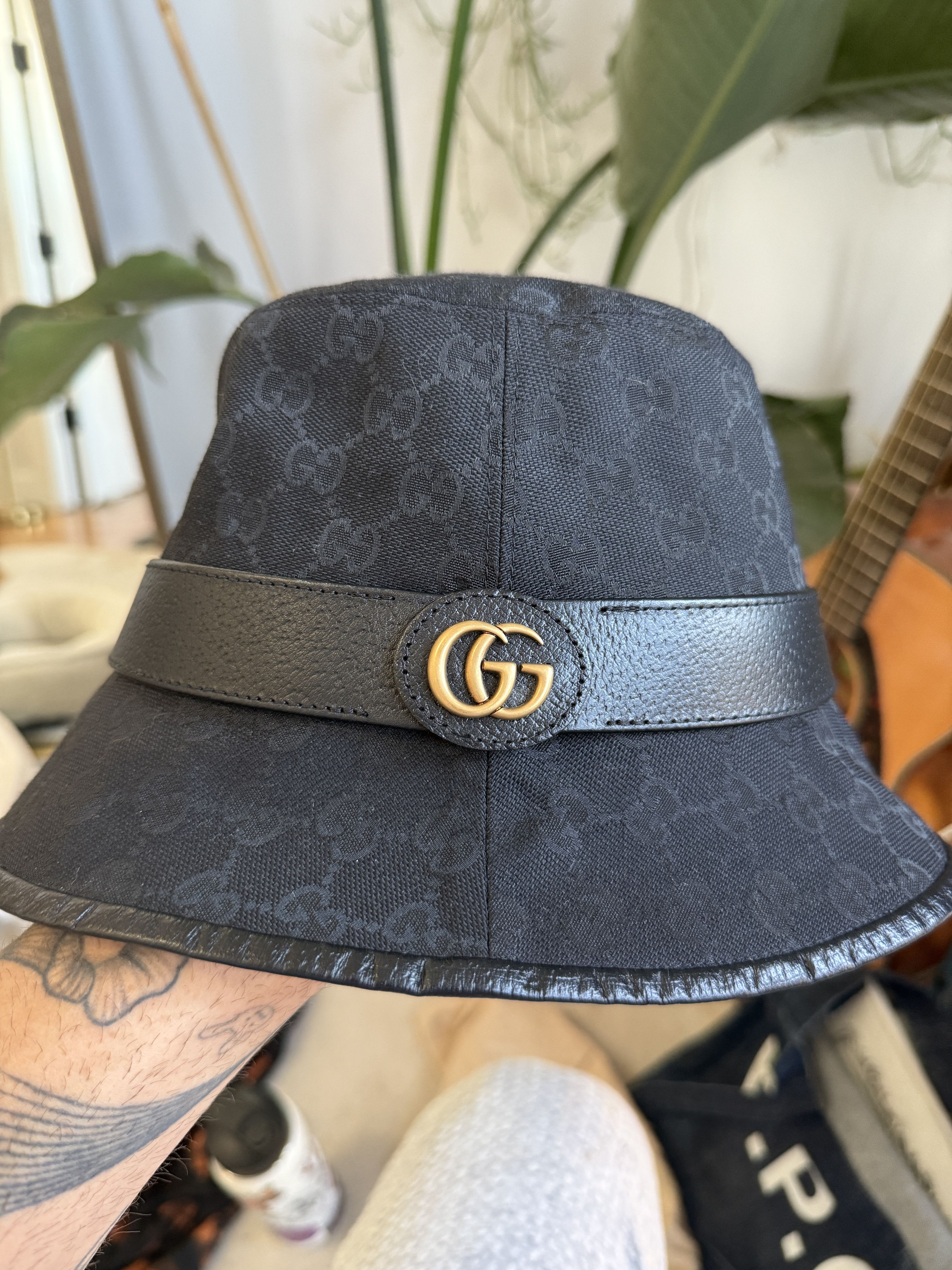 Gucci GUCCI GG Canvas Bucket Hat Size ONE SIZE - 8 Thumbnail