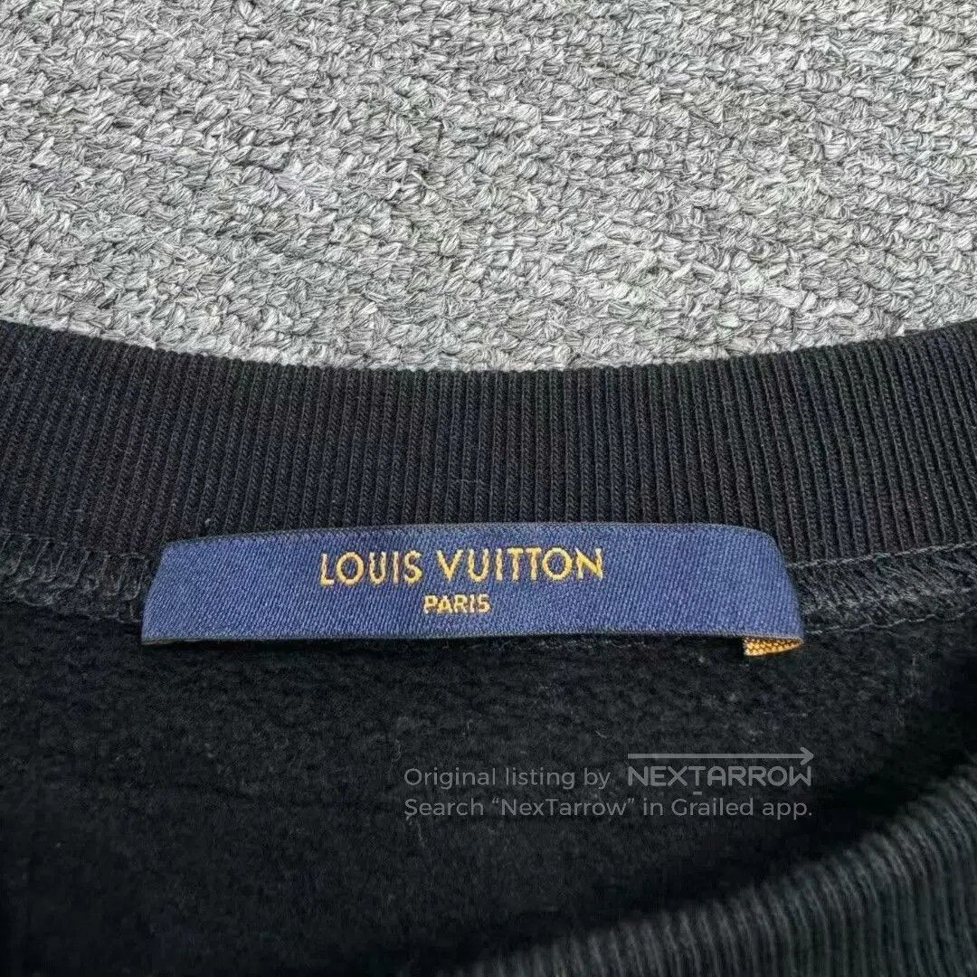 Louis Vuitton louis vuitton black sweatshirt with logo. Size US S / EU 44-46 / 1 - 2 Thumbnail