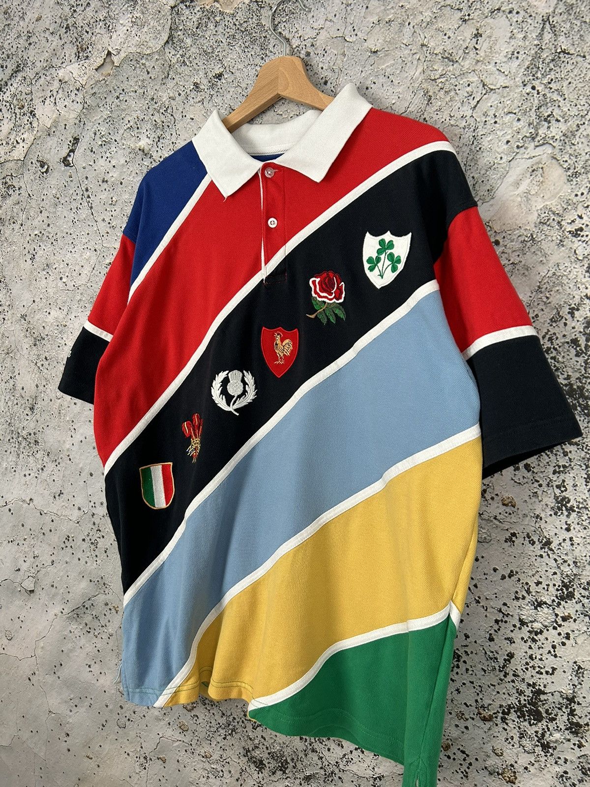 Cotton Traders Vintage Rugby France Polo Tee Cotton Traders Sportswear Rare Size US XL / EU 56 / 4 - 2 Thumbnail