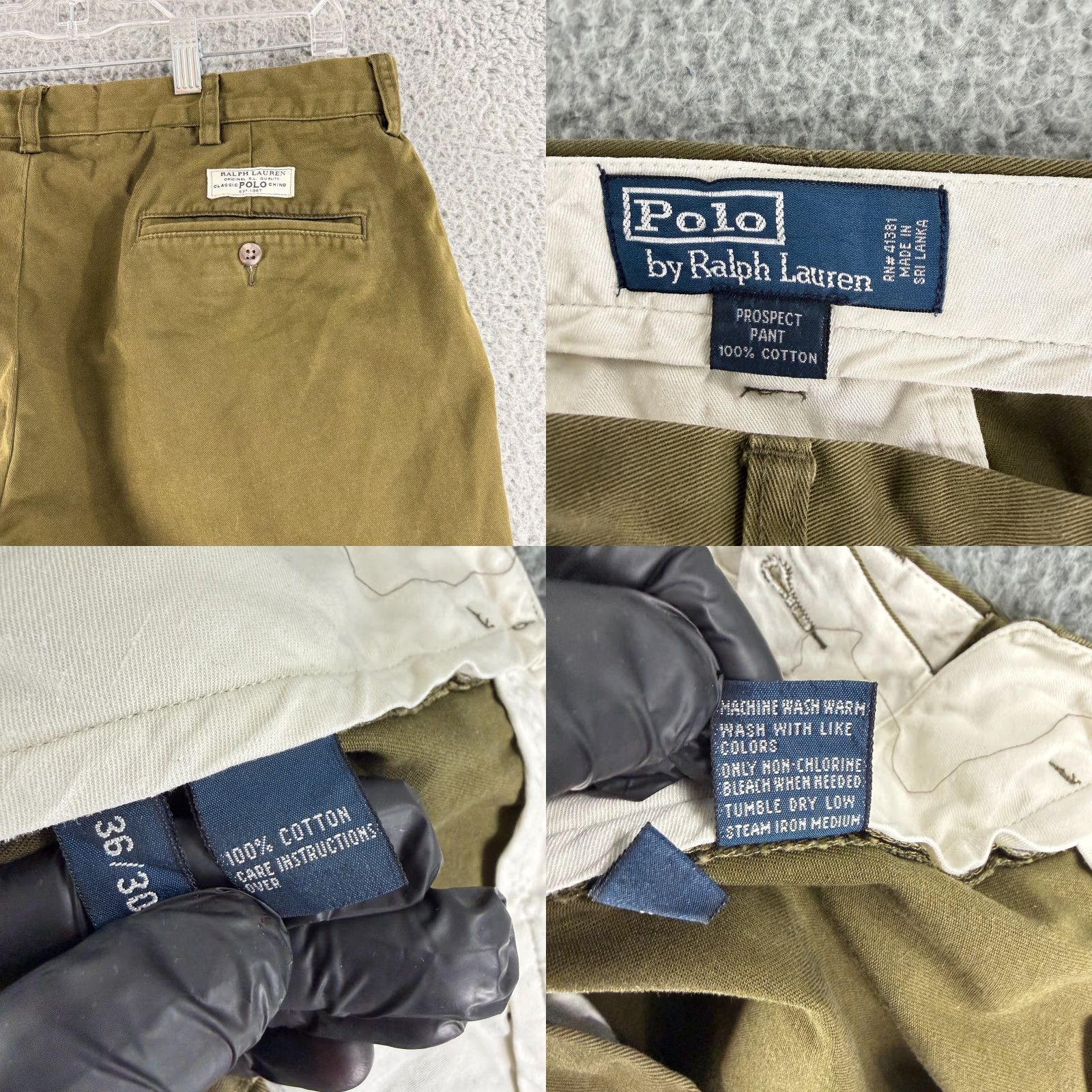 Polo Ralph Lauren Polo Ralph Lauren Prospect Chino Pant Mens Size 36x30 Brown Straight Leg 100% Cotton Size US 36 / EU 52 - 9 Thumbnail