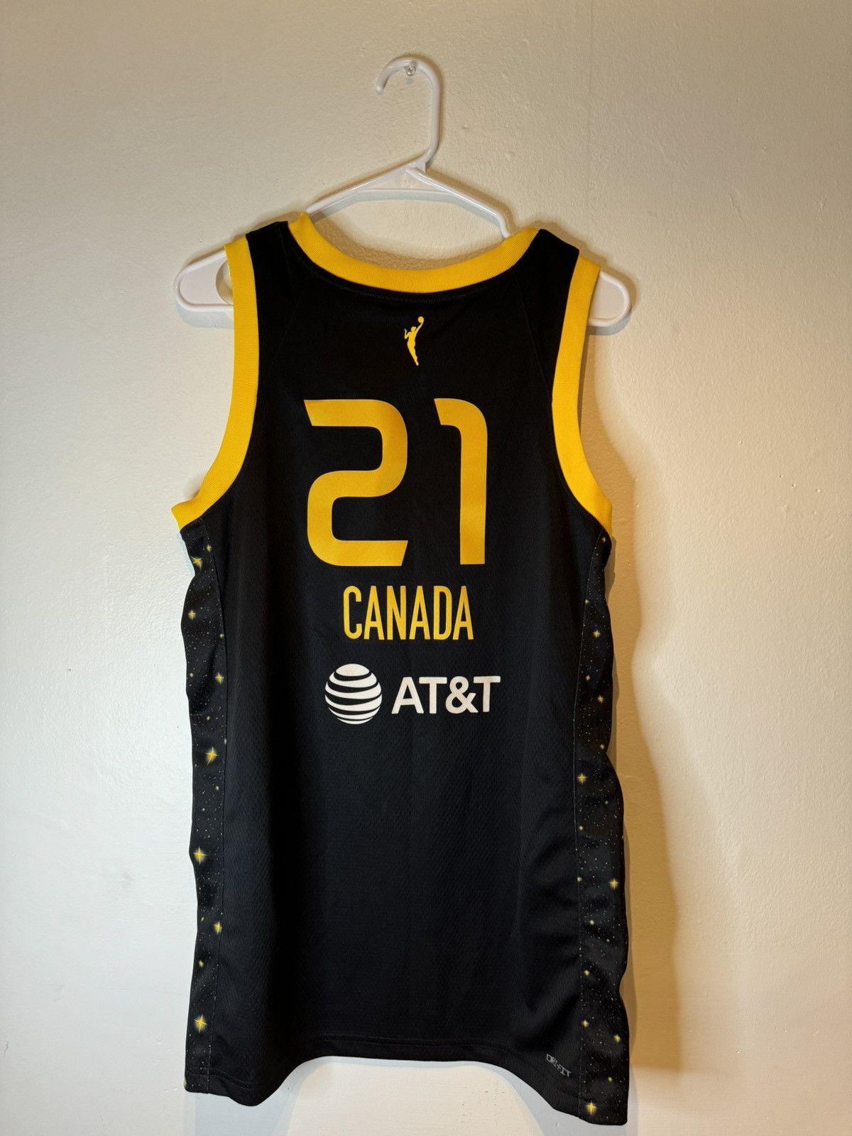 Nike Mens Medium Nike Los Angeles Sparks Black WNBA Rebel Jersey Size US M / EU 48-50 / 2 - 4 Thumbnail
