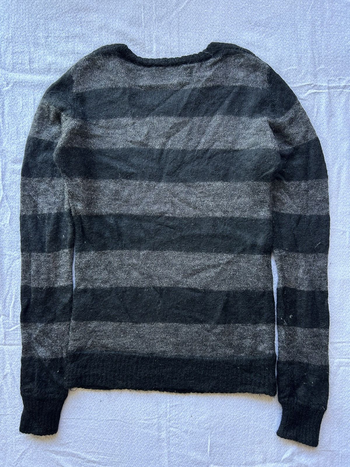 United Arrows × monkey time Monkey Time United Arrows Knitted Stripe Long Sleeve Size US L / EU 52-54 / 3 - 5 Thumbnail