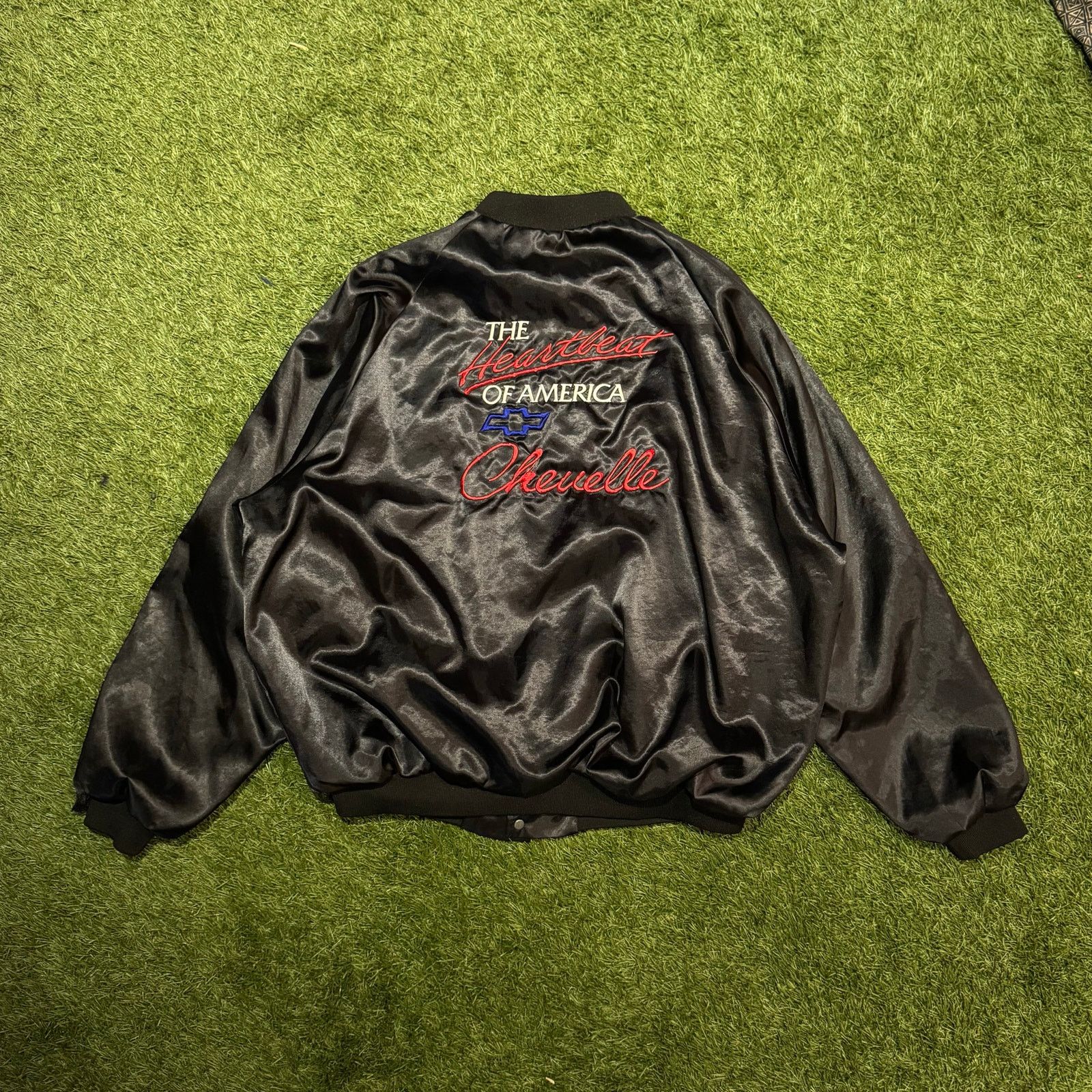Chevrolet 1980s Westark Chevelle “Heartbeat of America” Satin Jacket Size US L / EU 52-54 / 3 - 5 Thumbnail