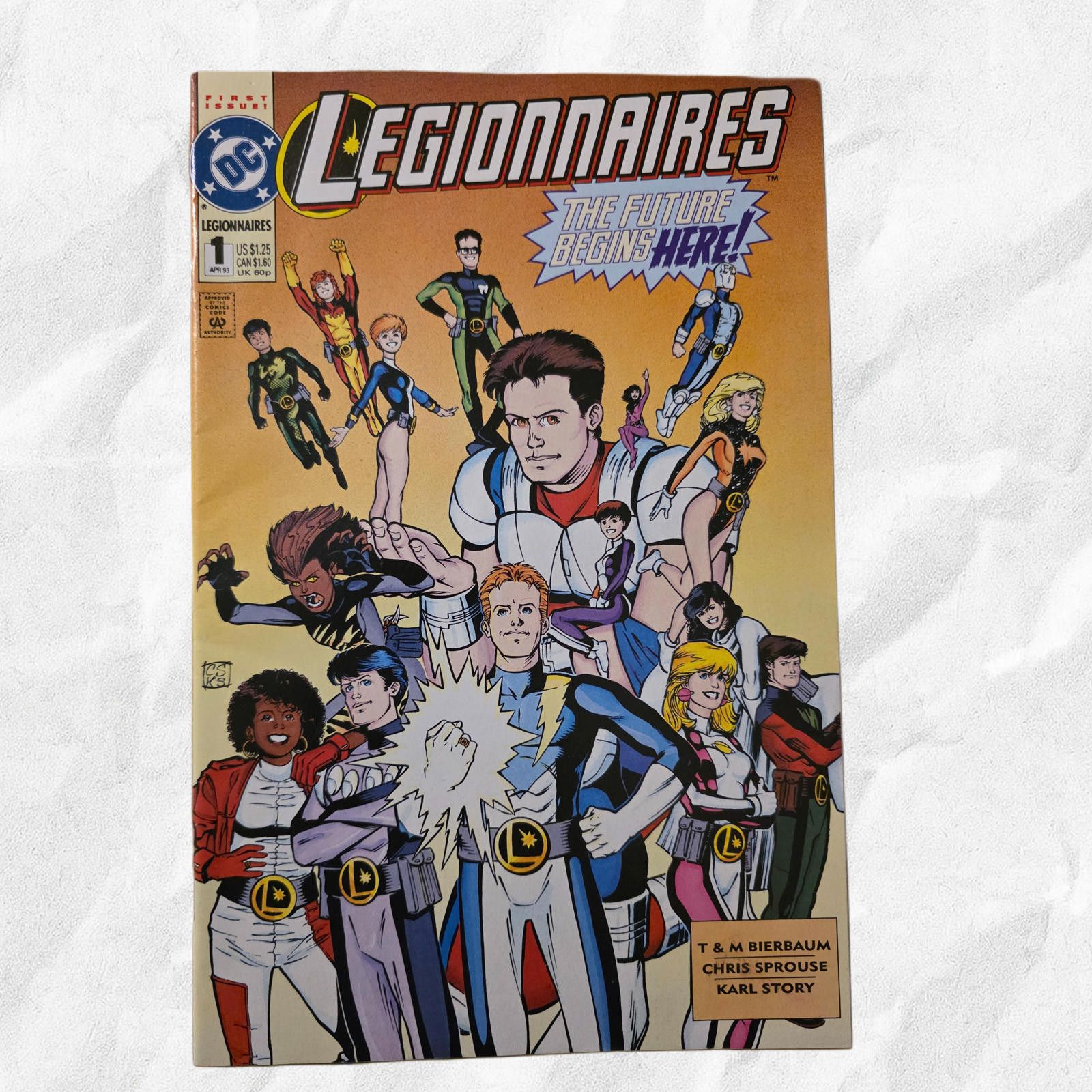 DC Comics Legionnaires #1 NM 1993 DC Teen Legion Reboot Comic (C) Size ONE SIZE - 7 Thumbnail