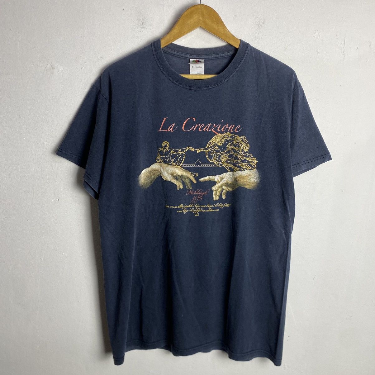 Vintage Vintage Art Michel Angelo T-shirt Size US L / EU 52-54 / 3 - 1 Thumbnail