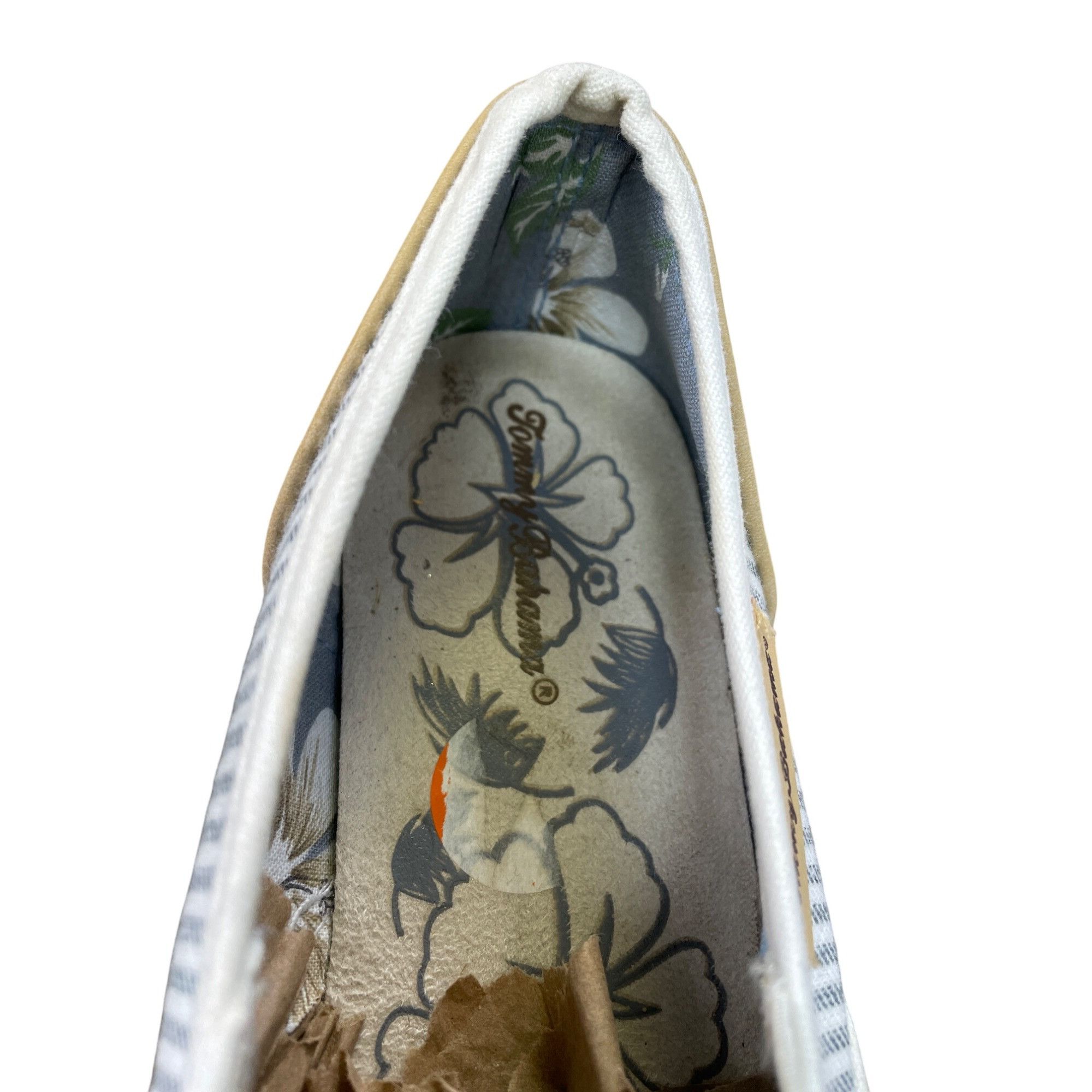 Tommy Bahama Tommy Bahama womans blue tan Slip-On loafers shoes Size 10 S Size US 9.5 / IT 39.5 - 10 Thumbnail
