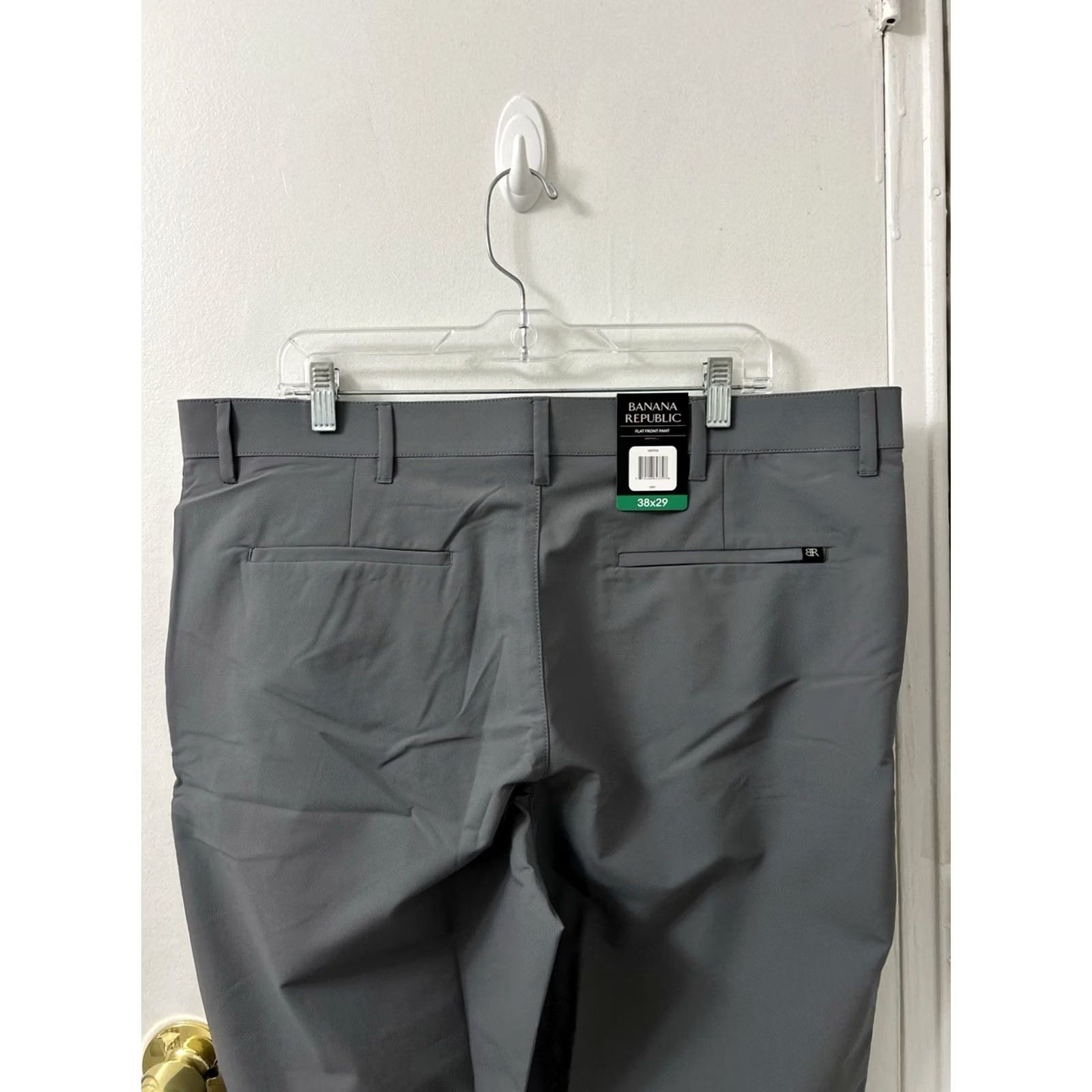 Banana Republic Banana Republic Pants Mens 38x29 Gray Flat Front Trousers Pockets Classic Style Size US 38 / EU 54 - 7 Thumbnail