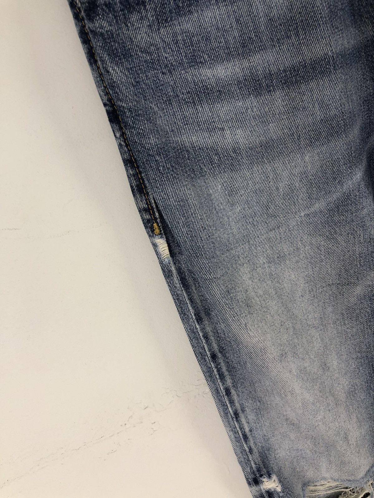 Diesel Vintage Diesel Blue Eyecons 2015/2 Edition Distressed Jeans Size US 28 / EU 44 - 8 Thumbnail