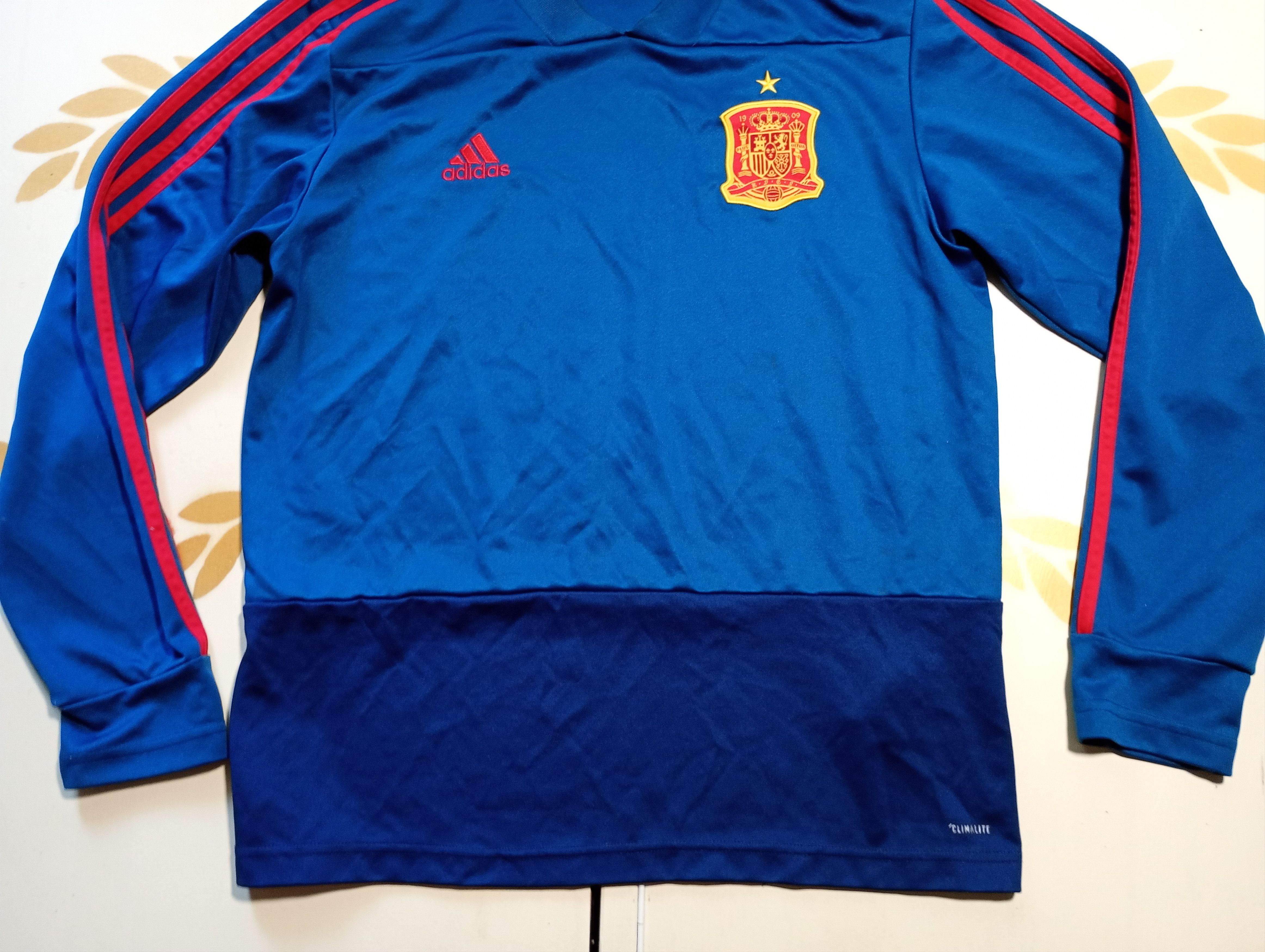 Adidas Adidas Spain Training Top 2017-2018 Size US XL / EU 56 / 4 - 3 Thumbnail